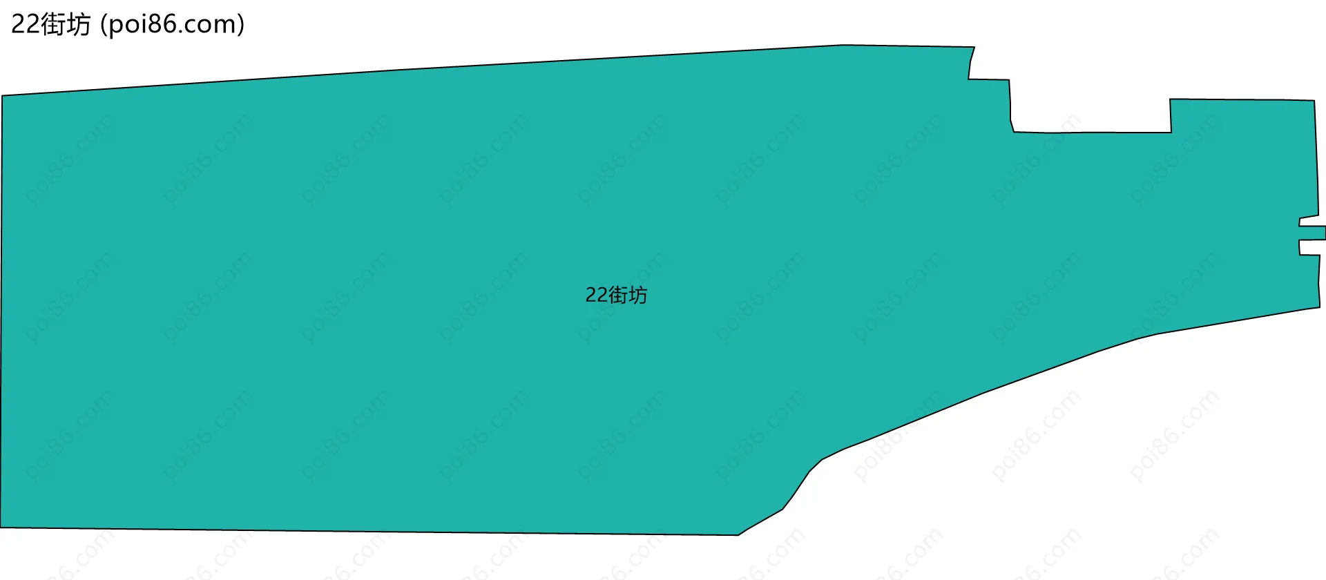 22街坊边界地图