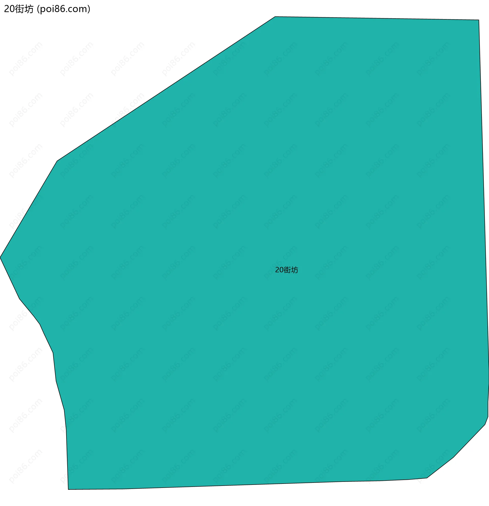 20街坊边界地图