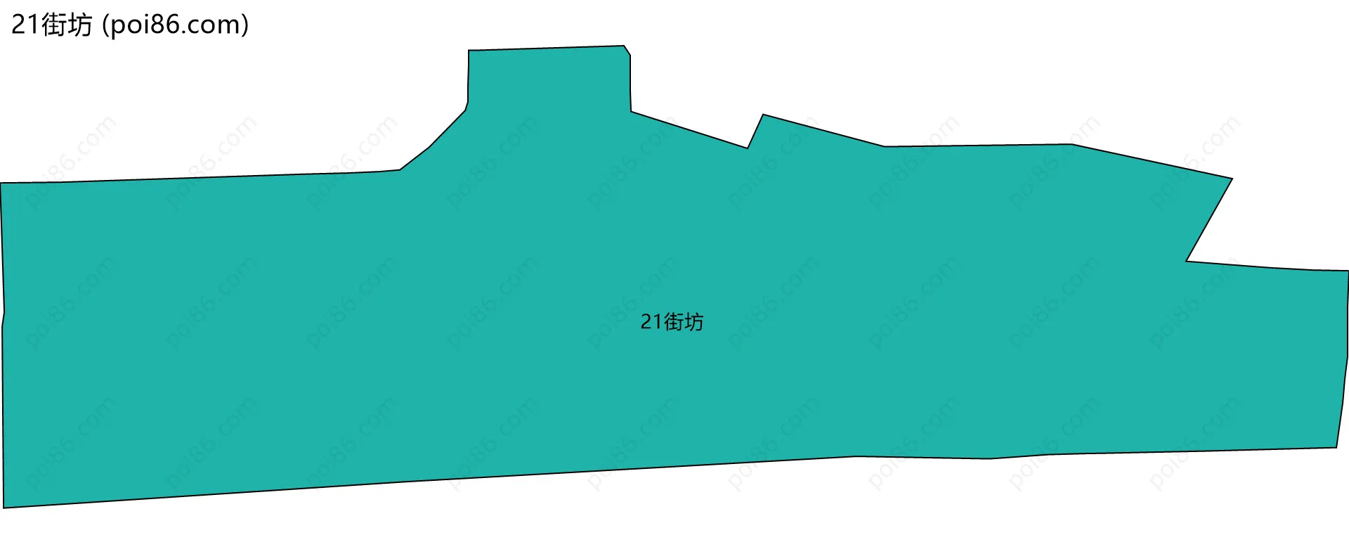 21街坊边界地图