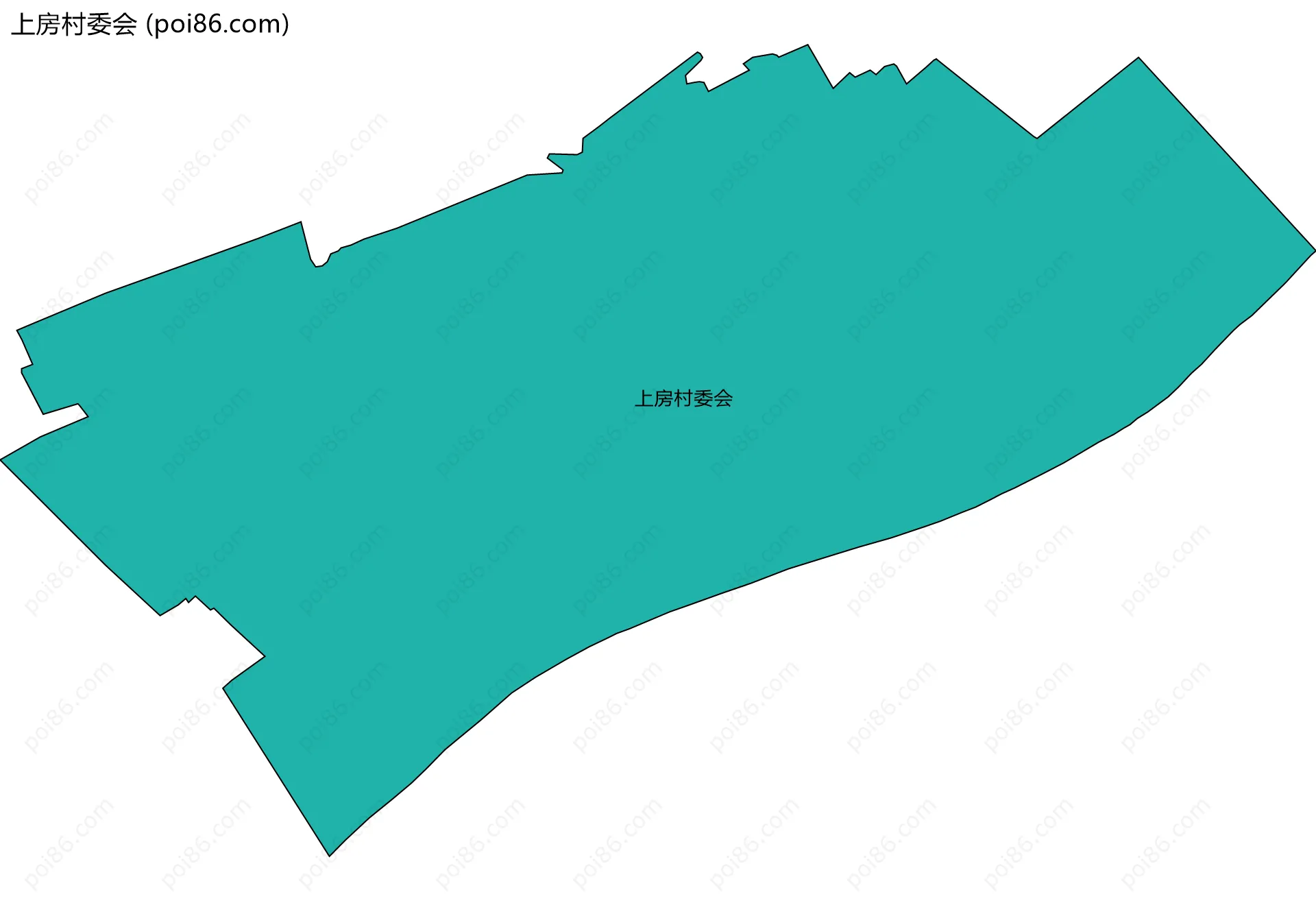 上房村委会边界地图