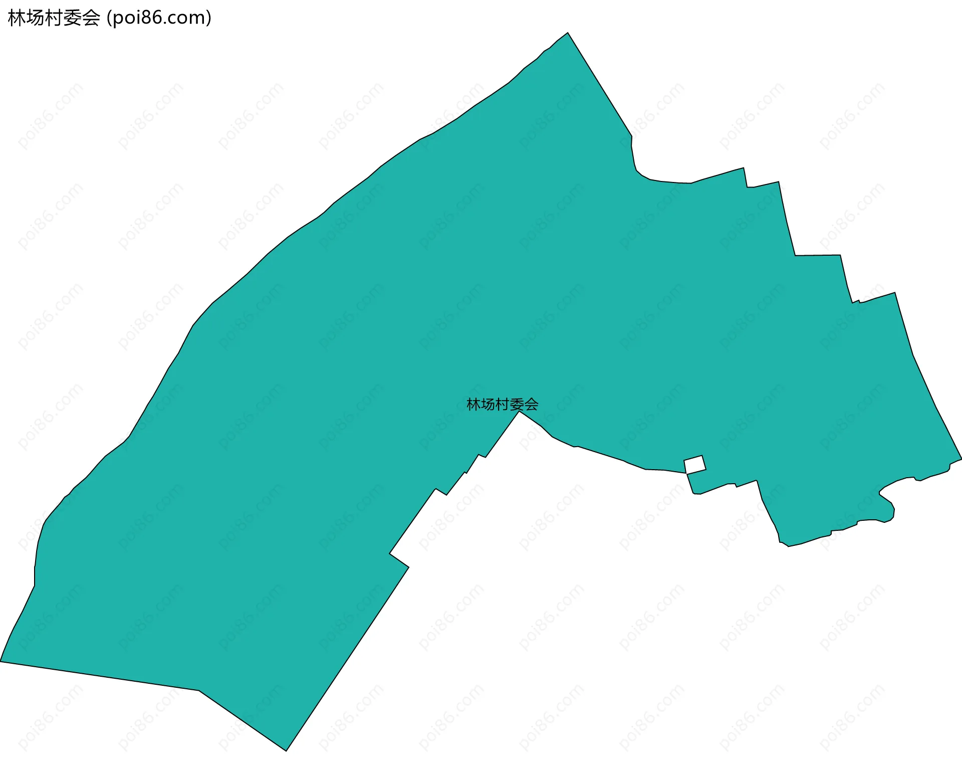 林场村委会边界地图