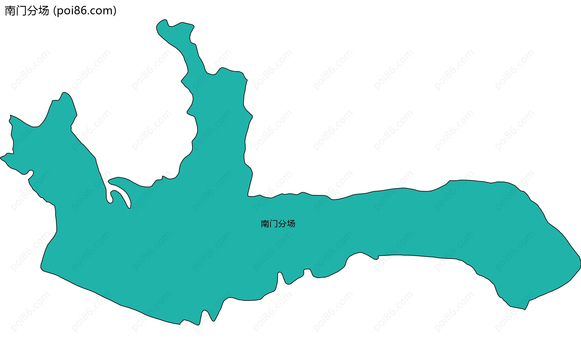 南门分场边界地图