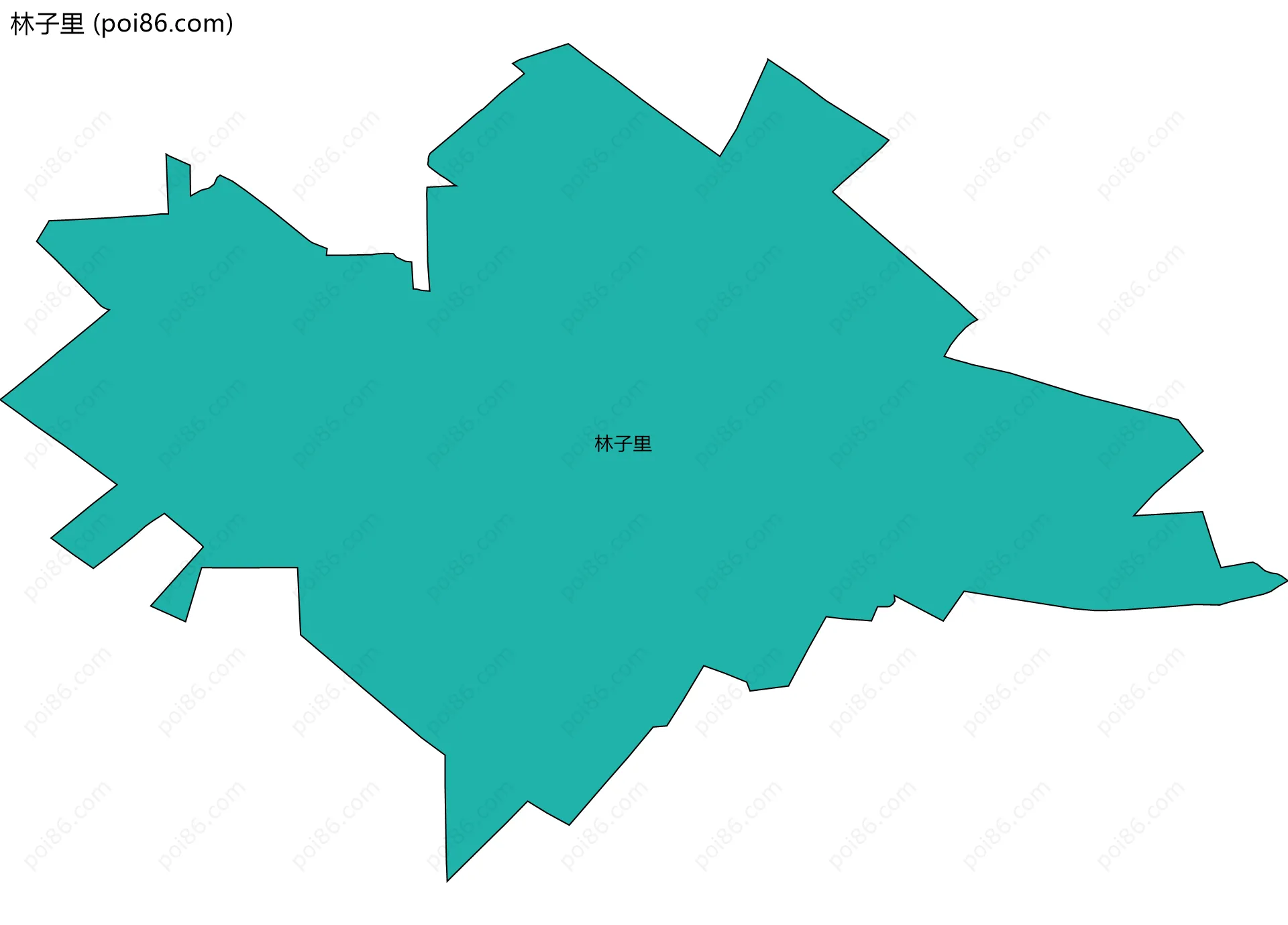 林子里边界地图