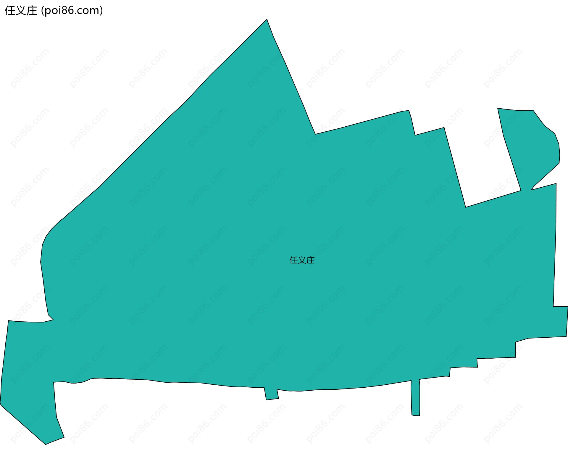 任义庄边界地图