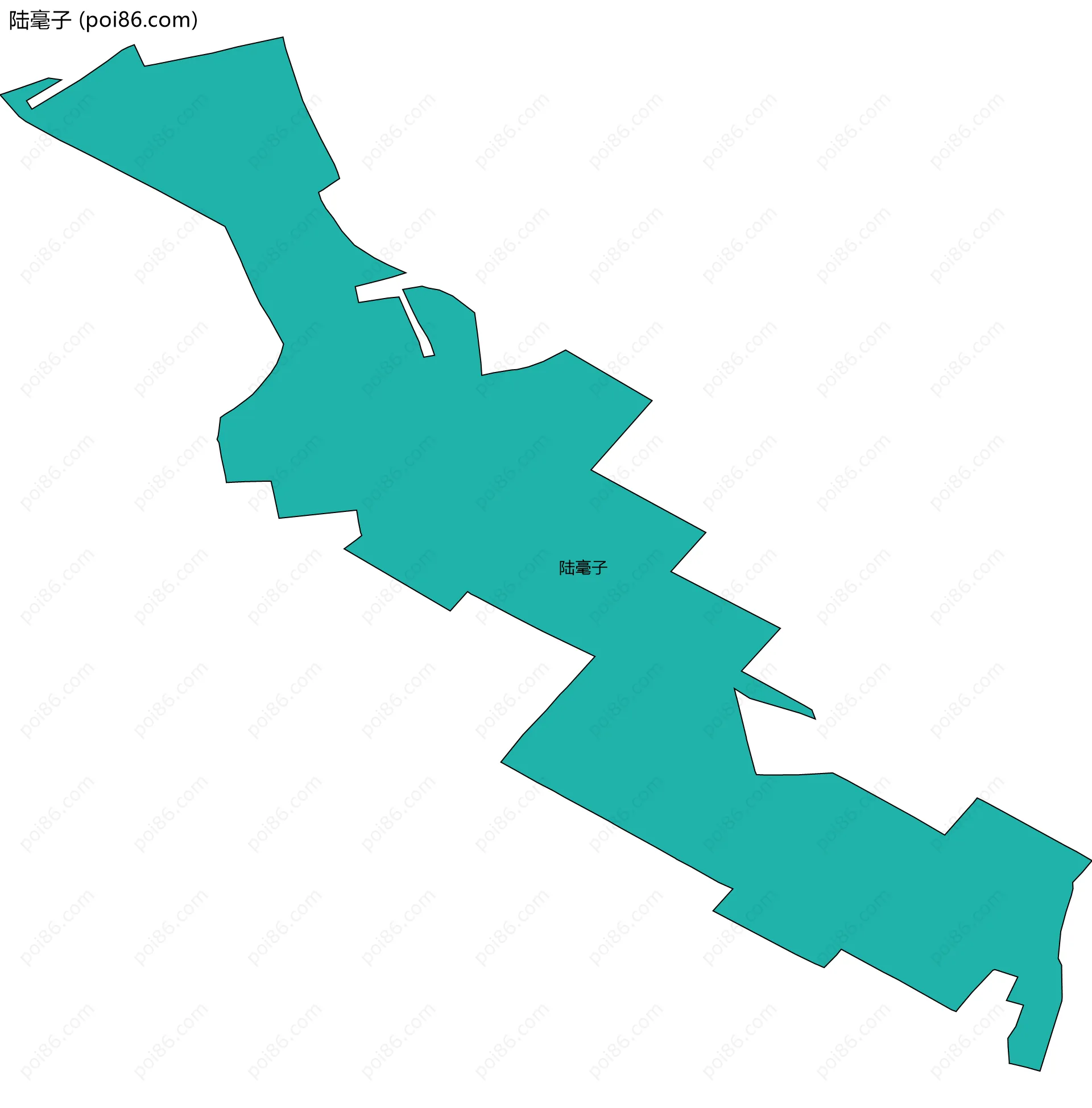 陆毫子边界地图