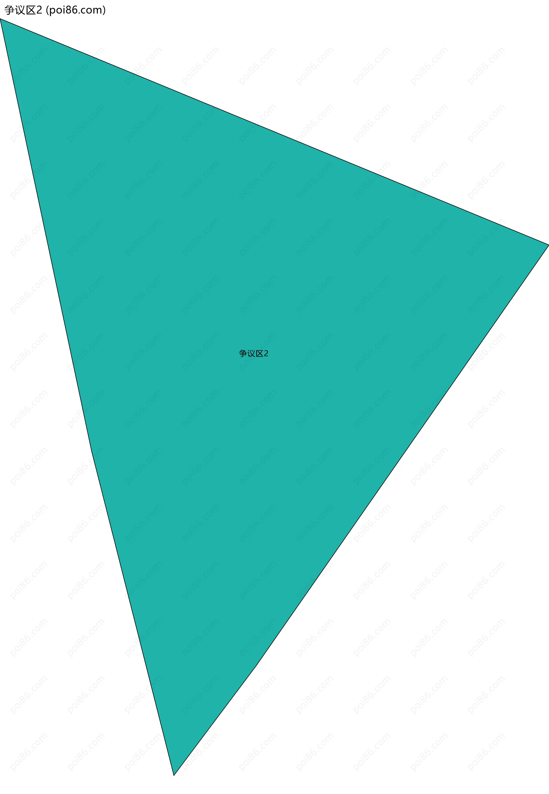 争议区2边界地图