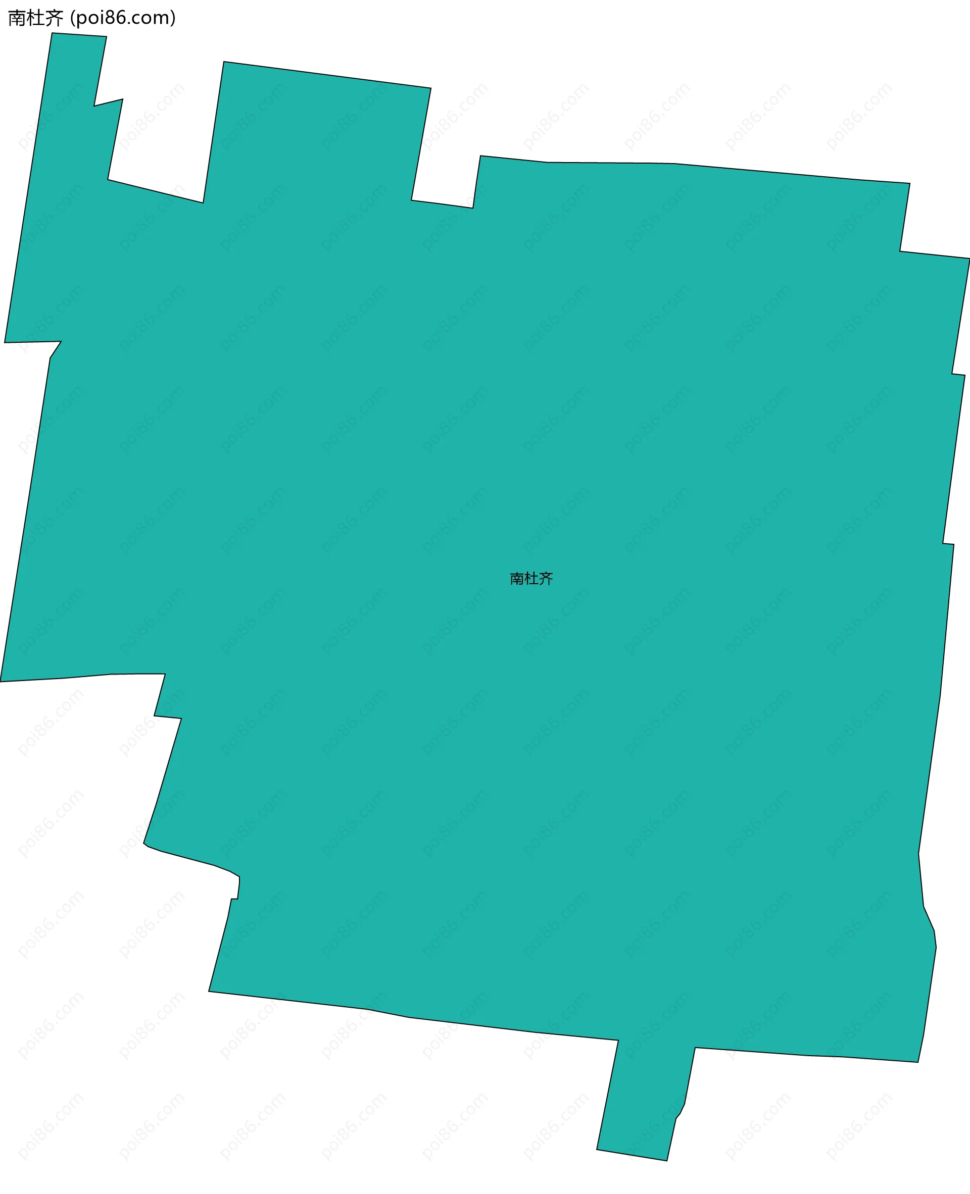 南杜齐边界地图