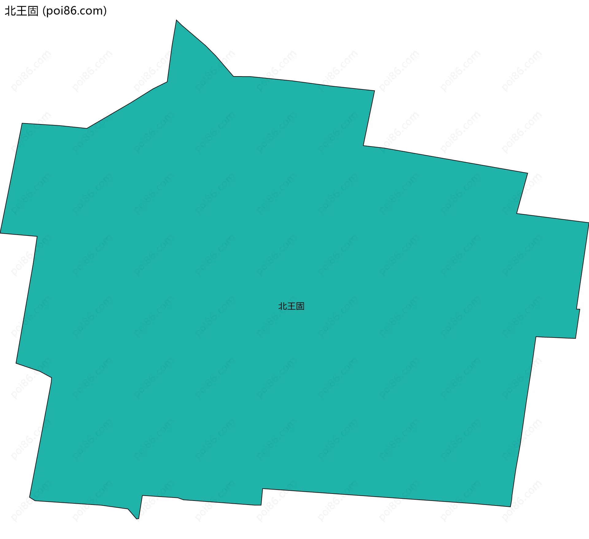 北王固边界地图