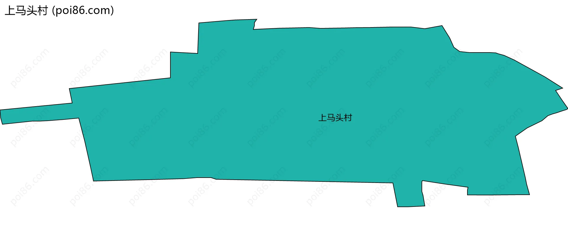 上马头村边界地图