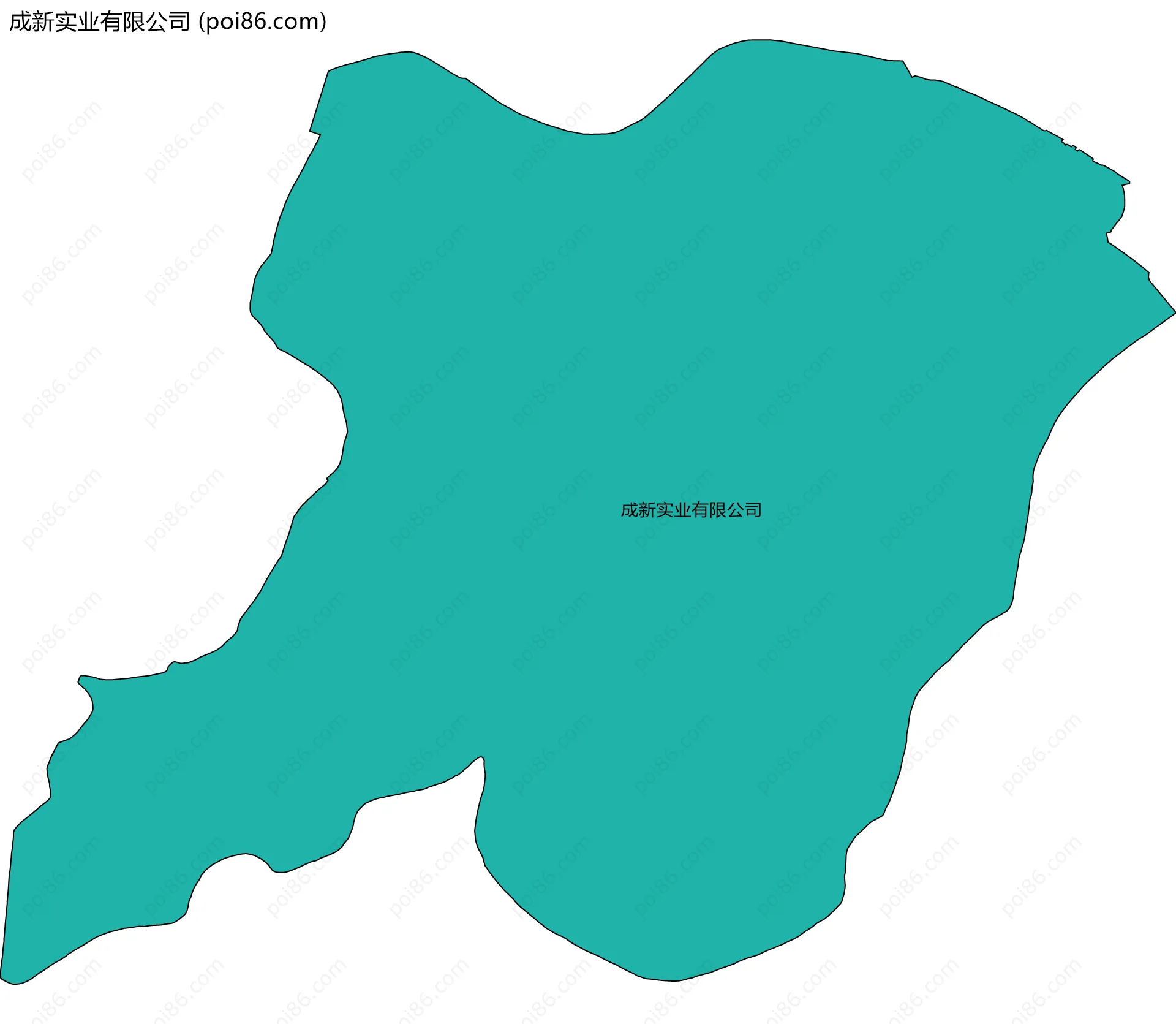 成新实业有限公司边界地图