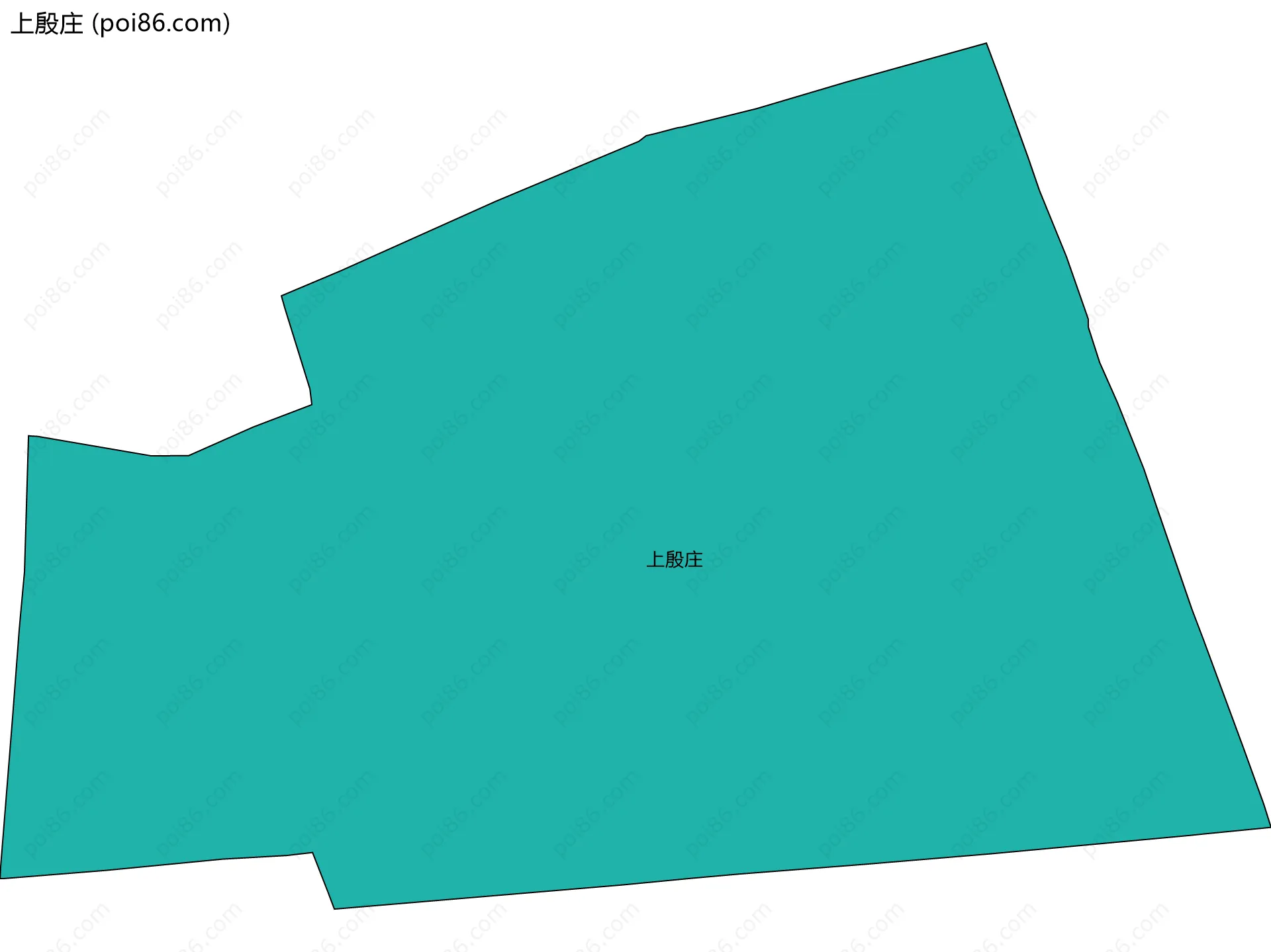 上殷庄边界地图