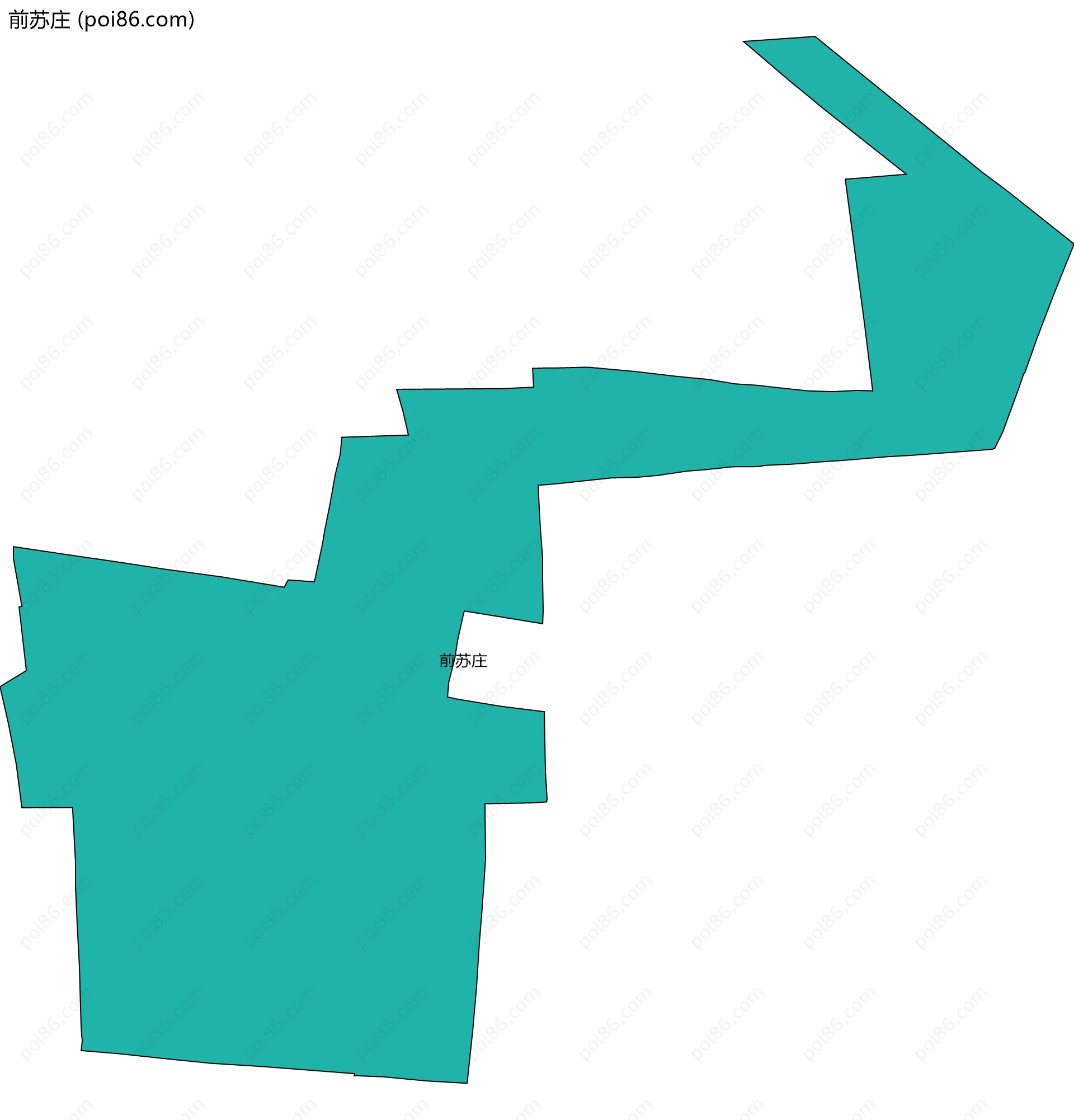 前苏庄边界地图