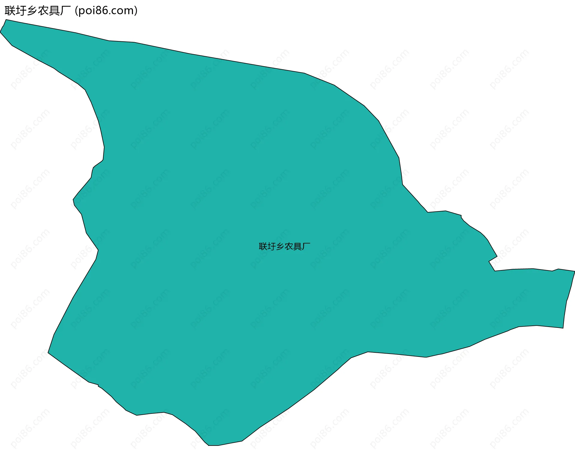 联圩乡农具厂边界地图