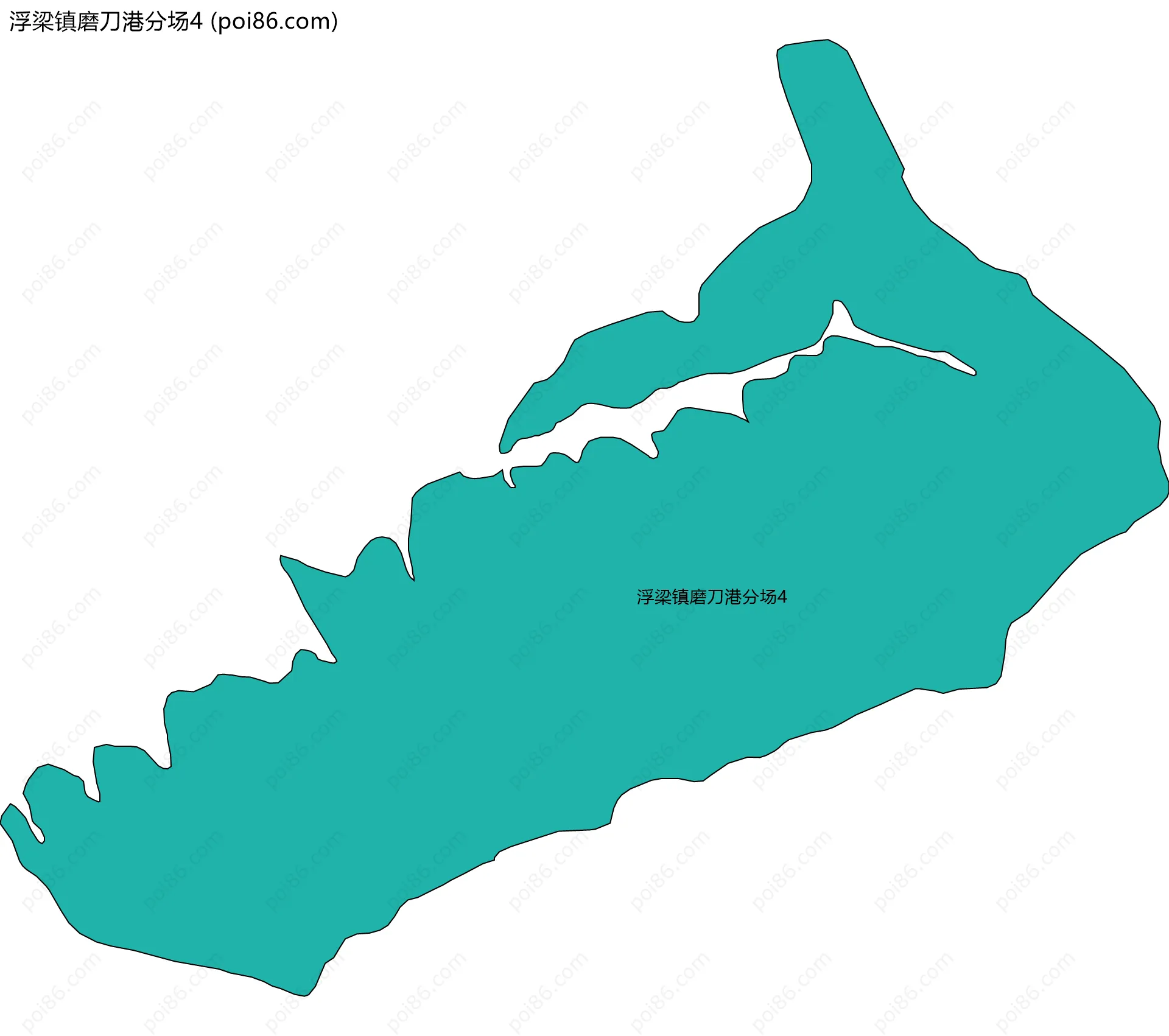 浮梁镇磨刀港分场4边界地图