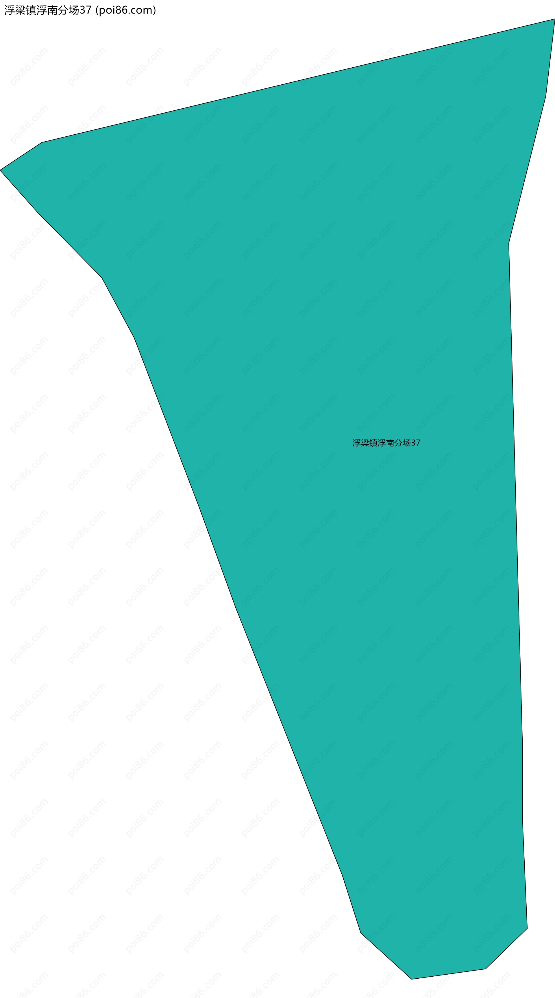 浮梁镇浮南分场37边界地图