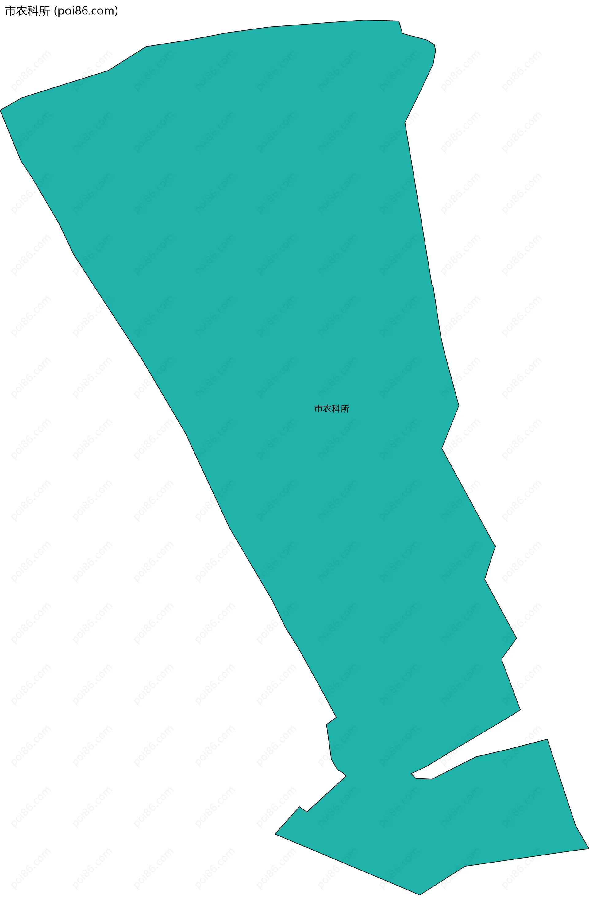 市农科所边界地图