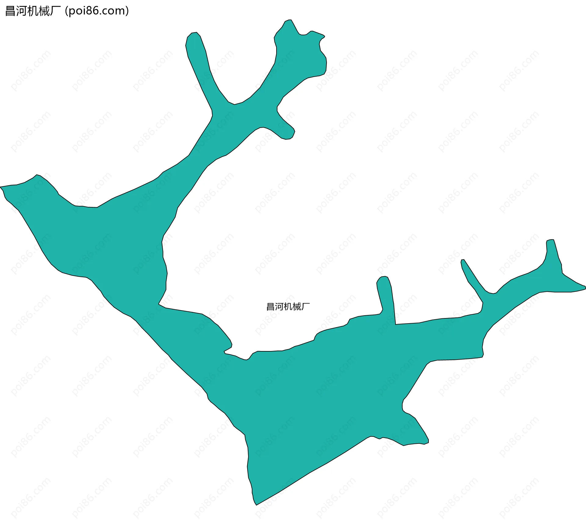 昌河机械厂边界地图