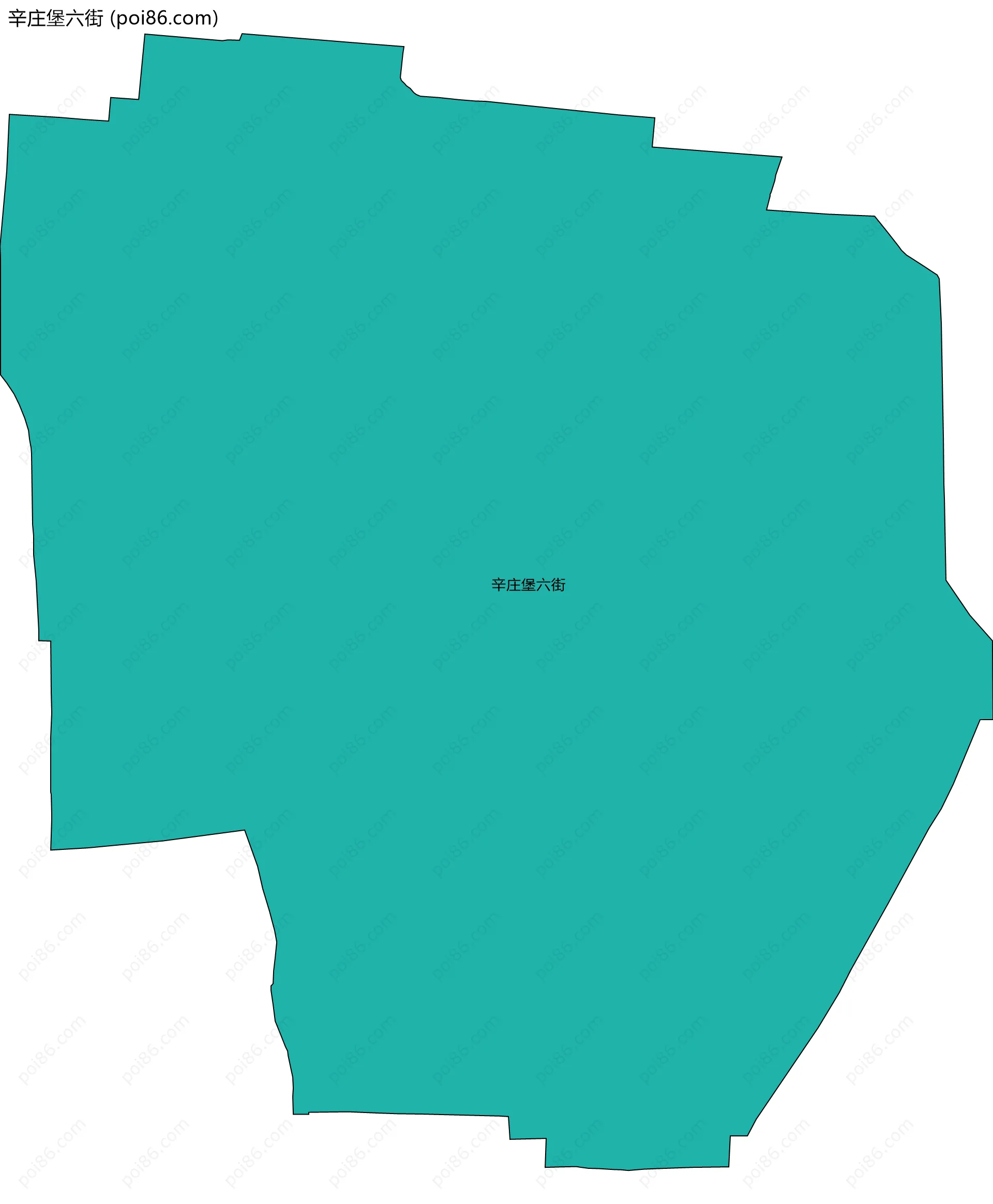 辛庄堡六街边界地图