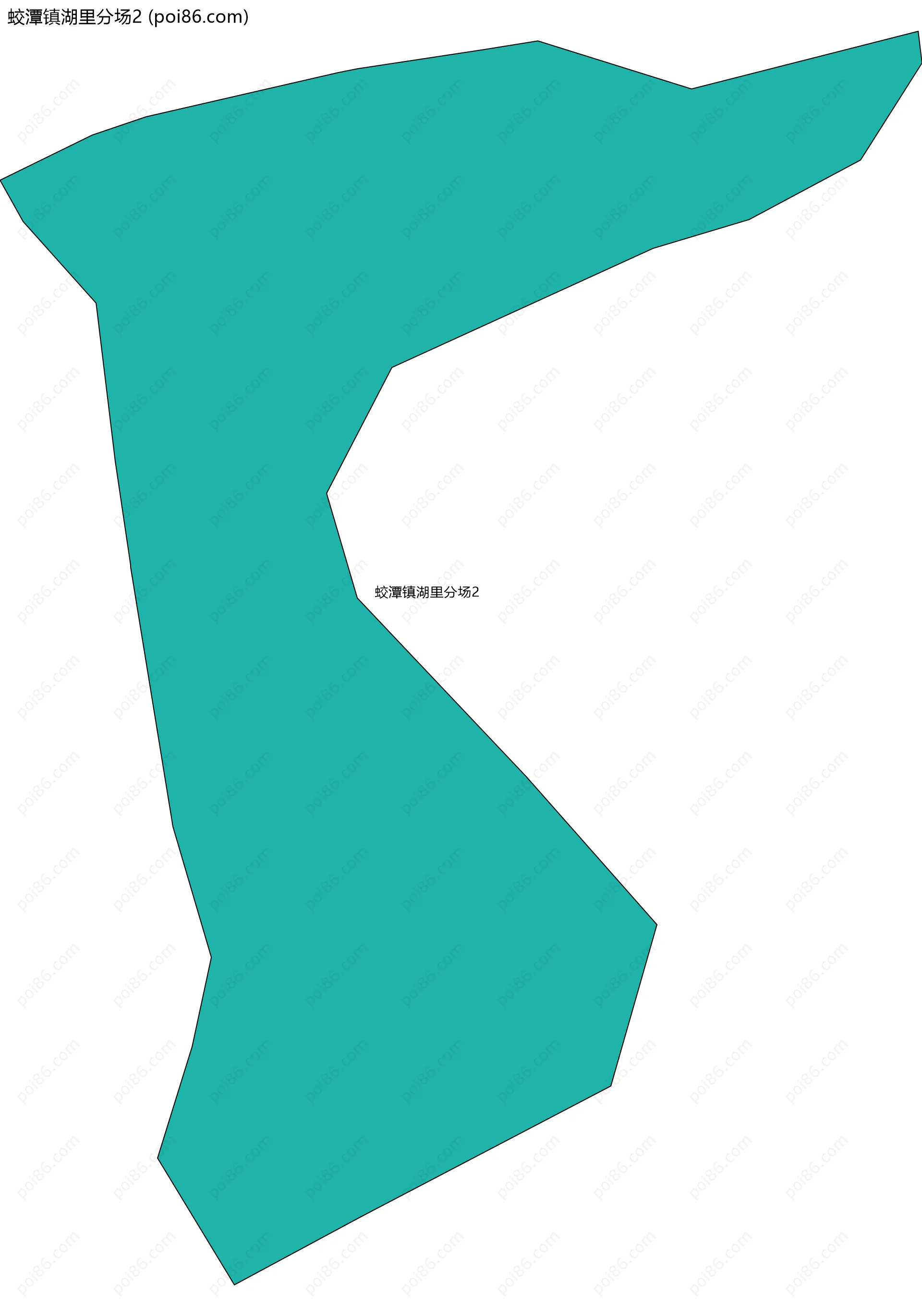 蛟潭镇湖里分场2边界地图