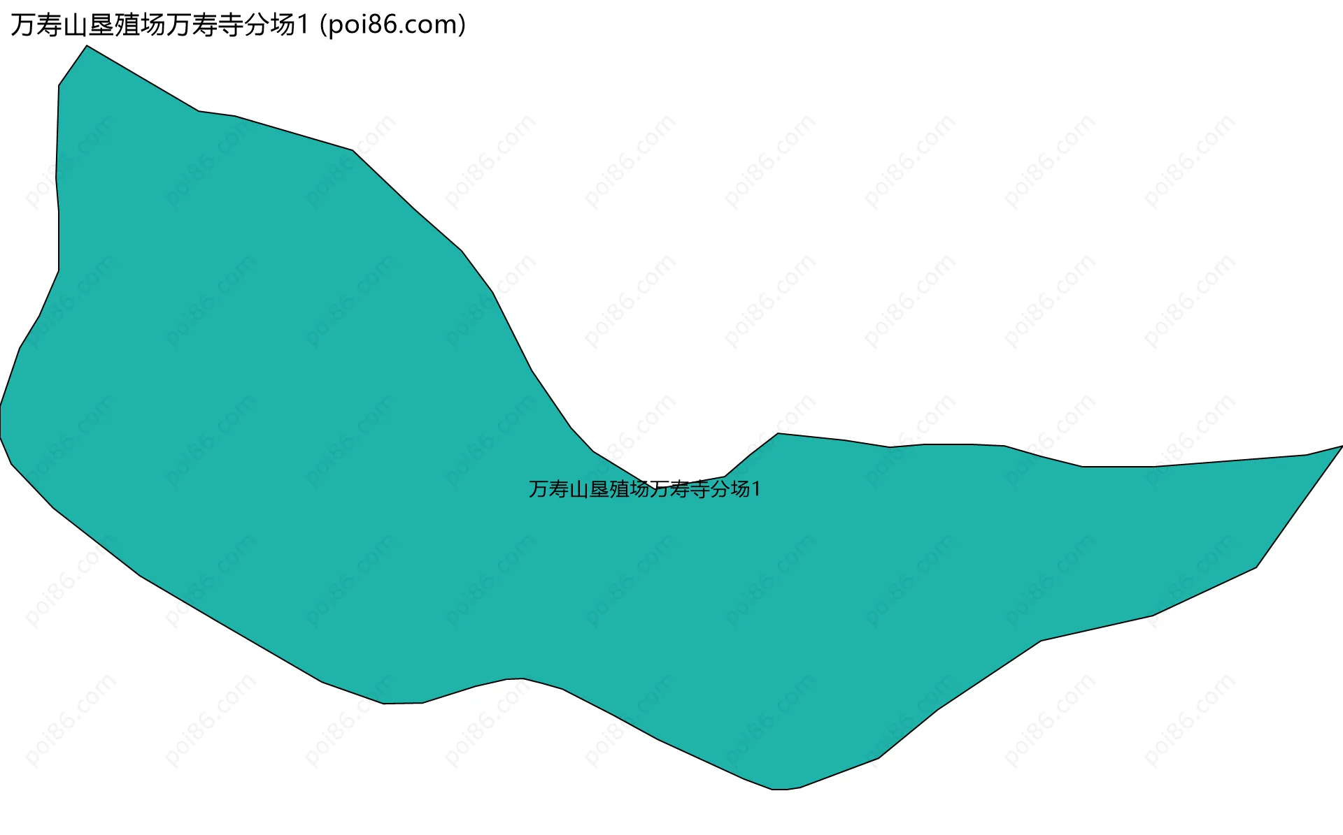 万寿山垦殖场万寿寺分场1边界地图