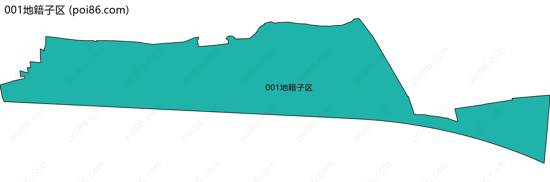 001地籍子区边界地图