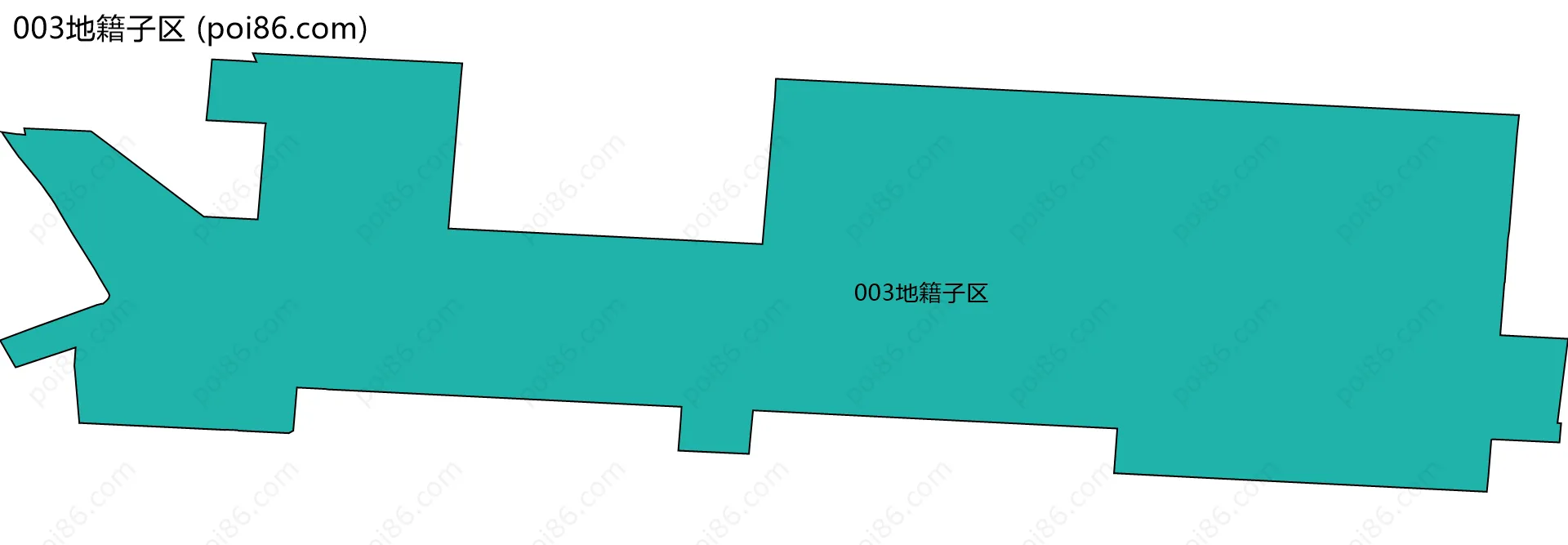 003地籍子区边界地图