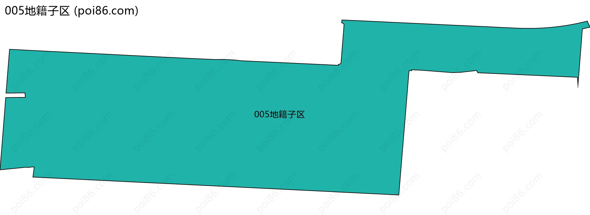 005地籍子区边界地图