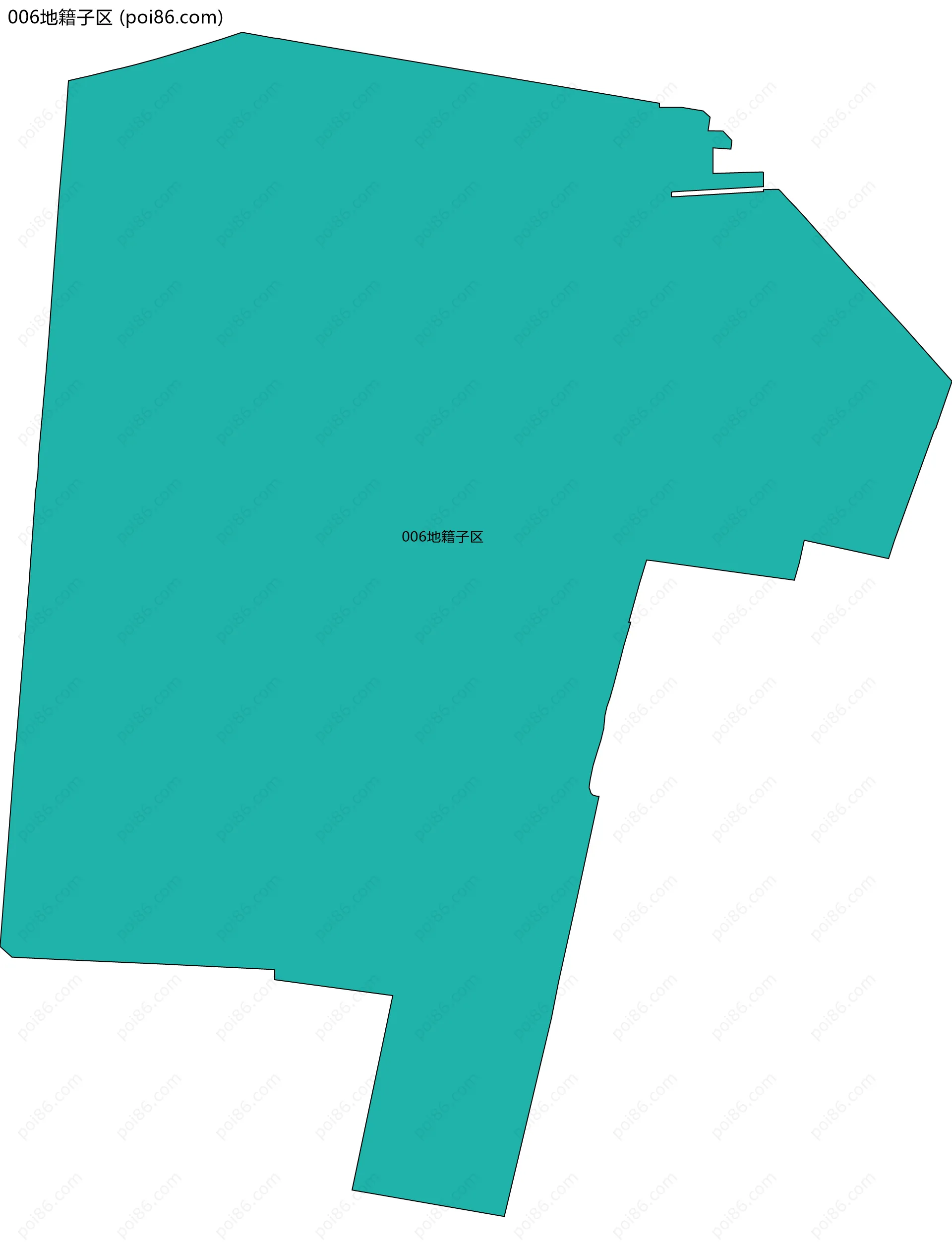 006地籍子区边界地图