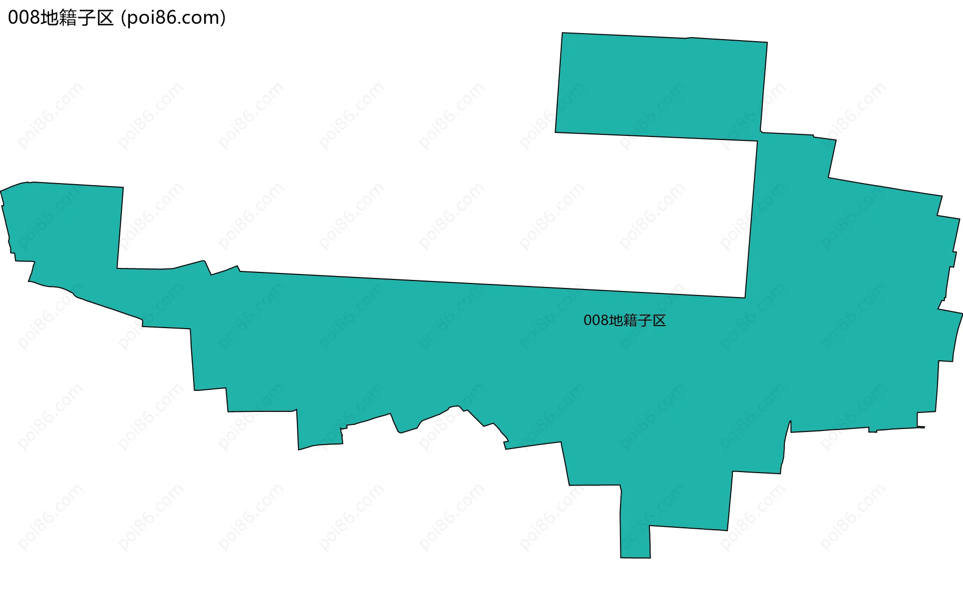 008地籍子区边界地图
