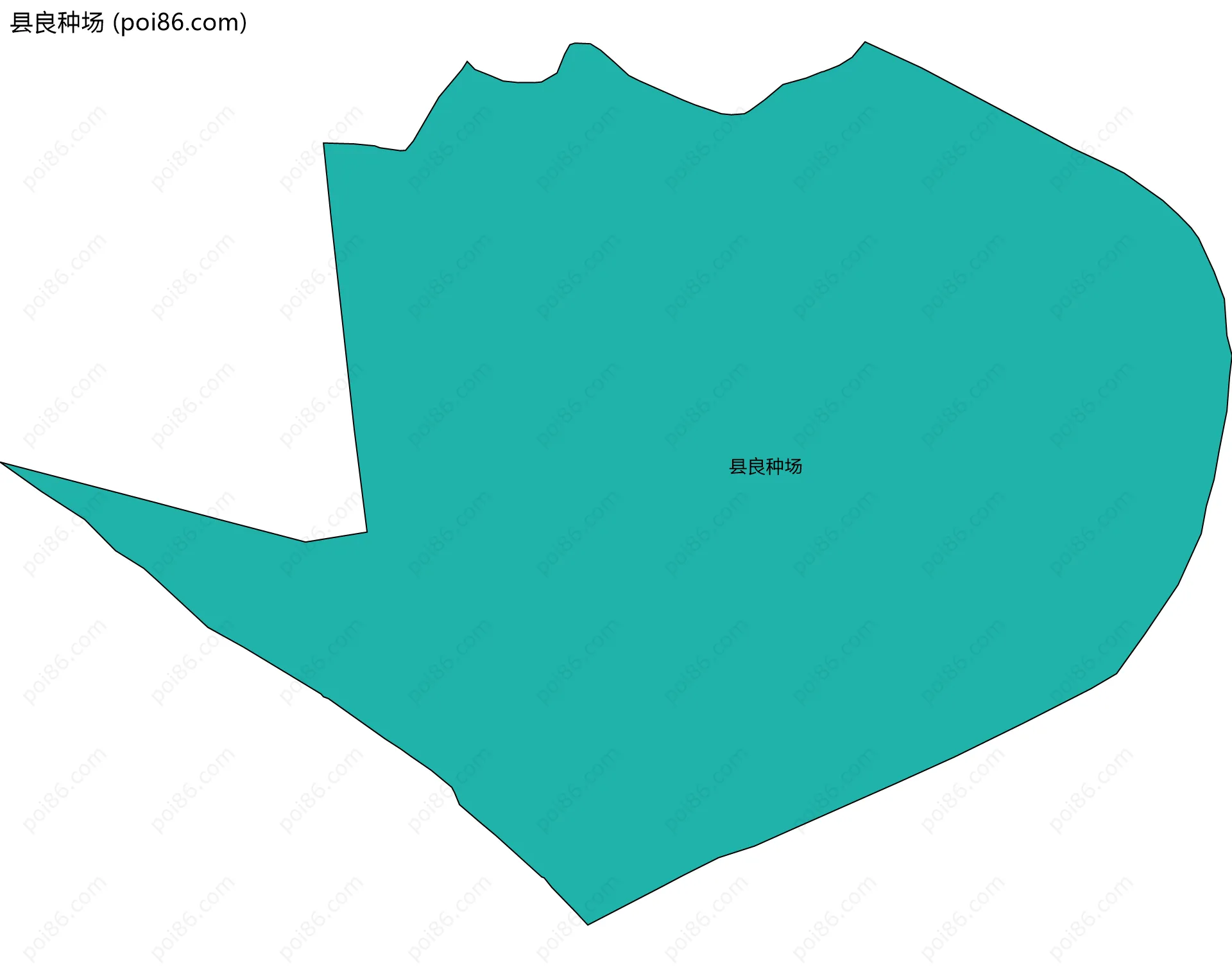 县良种场边界地图