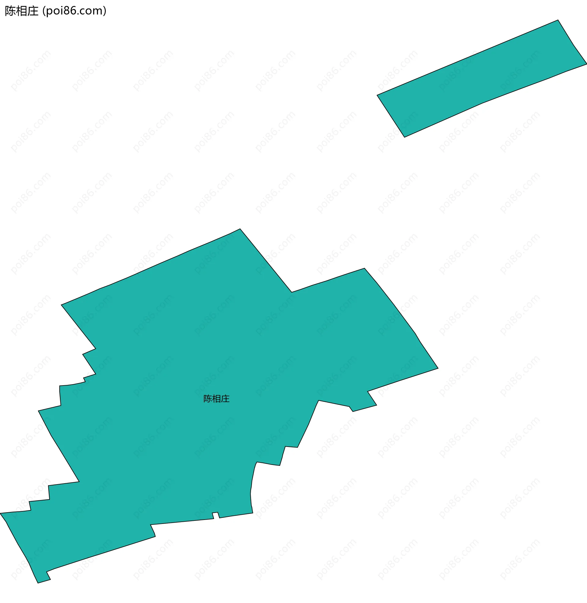 陈相庄边界地图