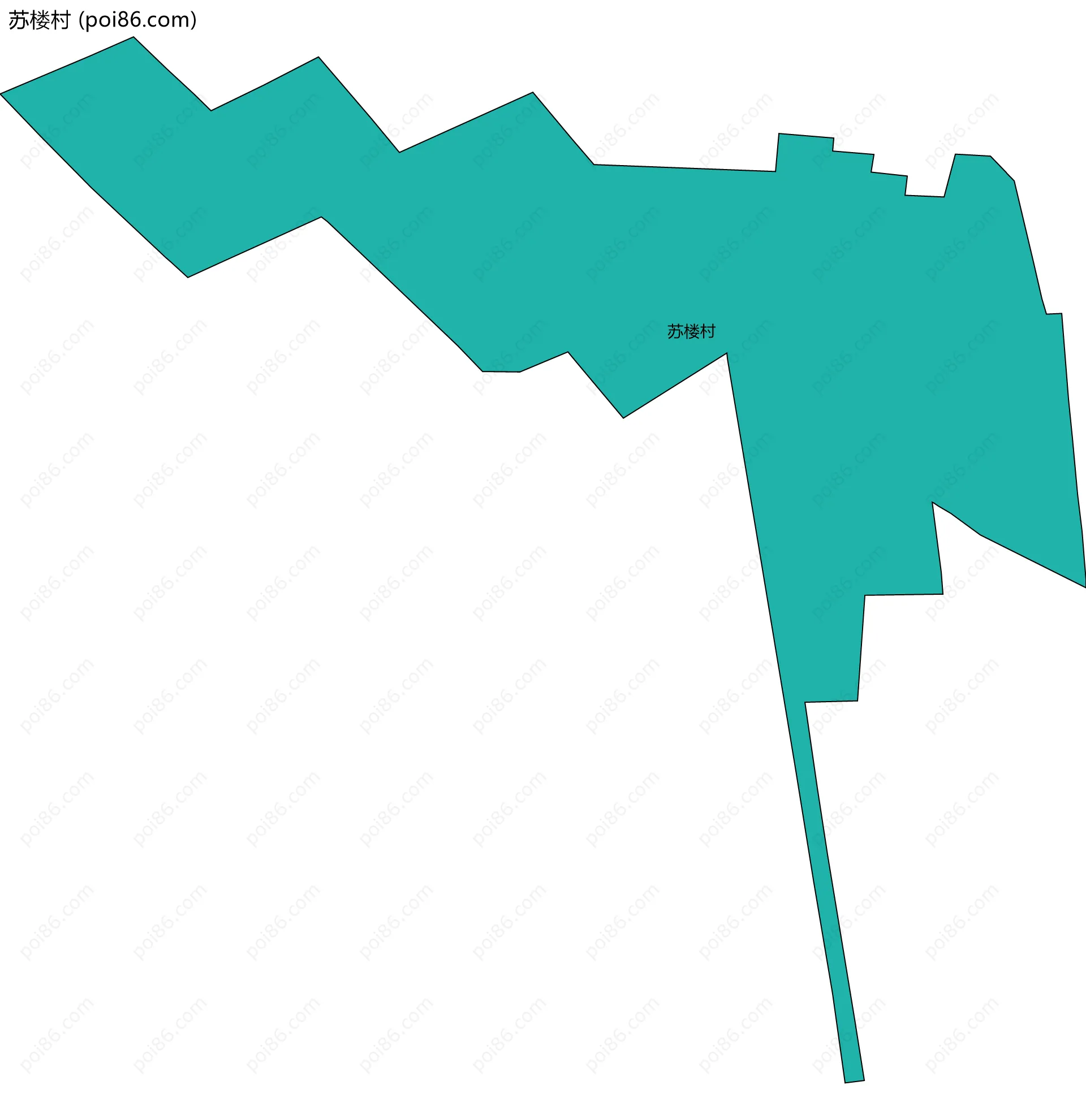 苏楼村边界地图