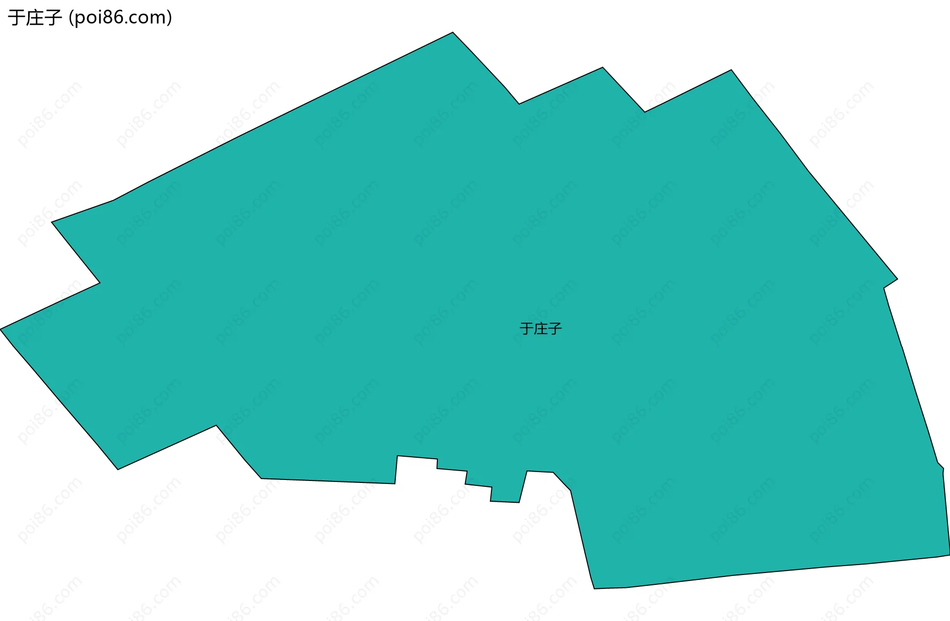 于庄子边界地图