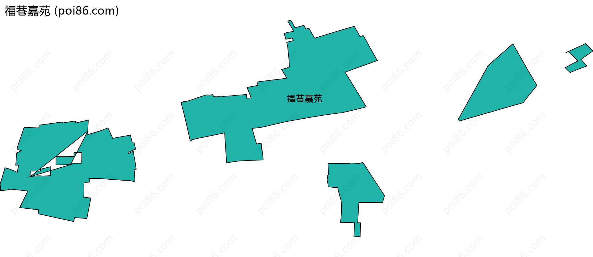 福巷嘉苑边界地图