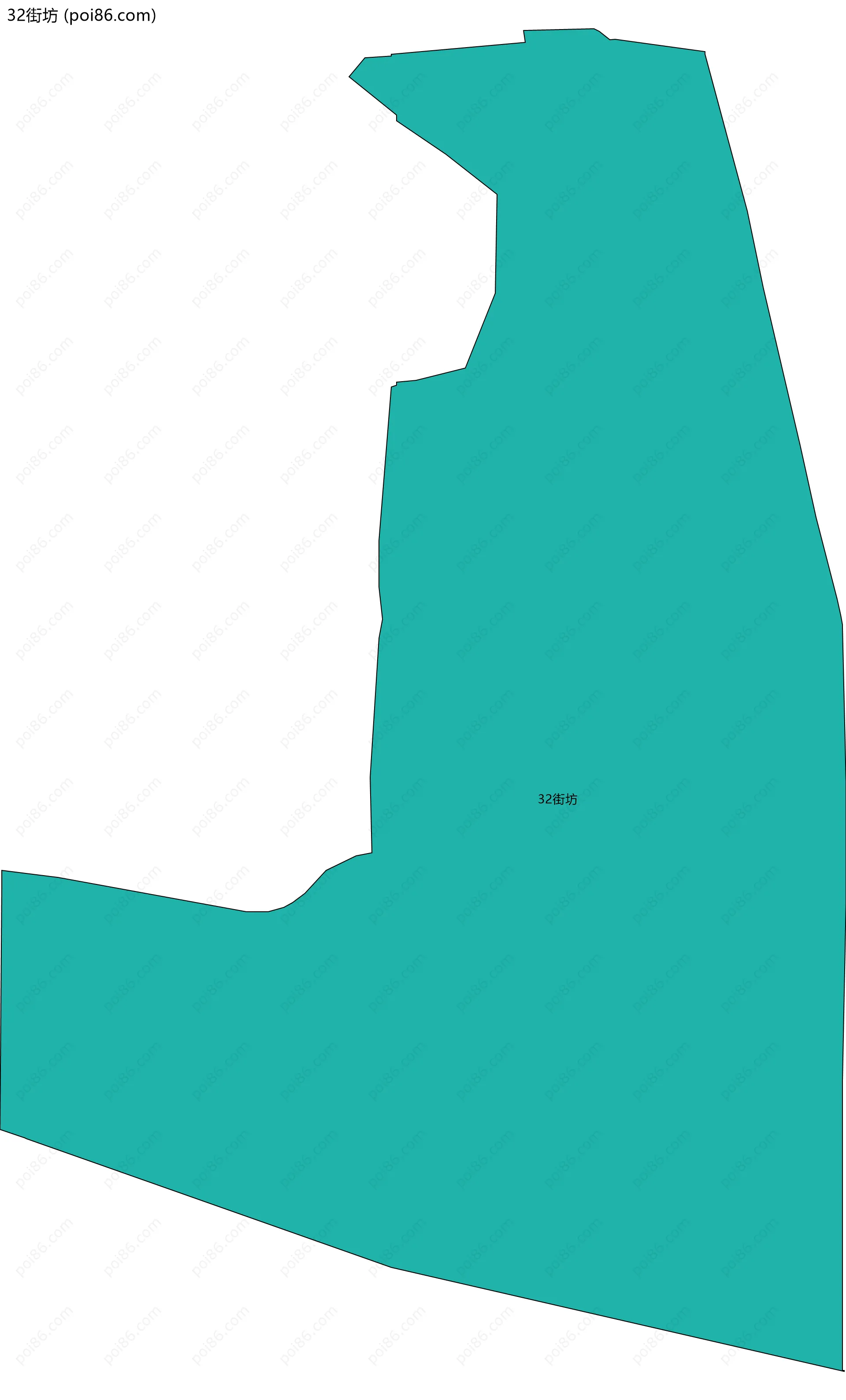 32街坊边界地图