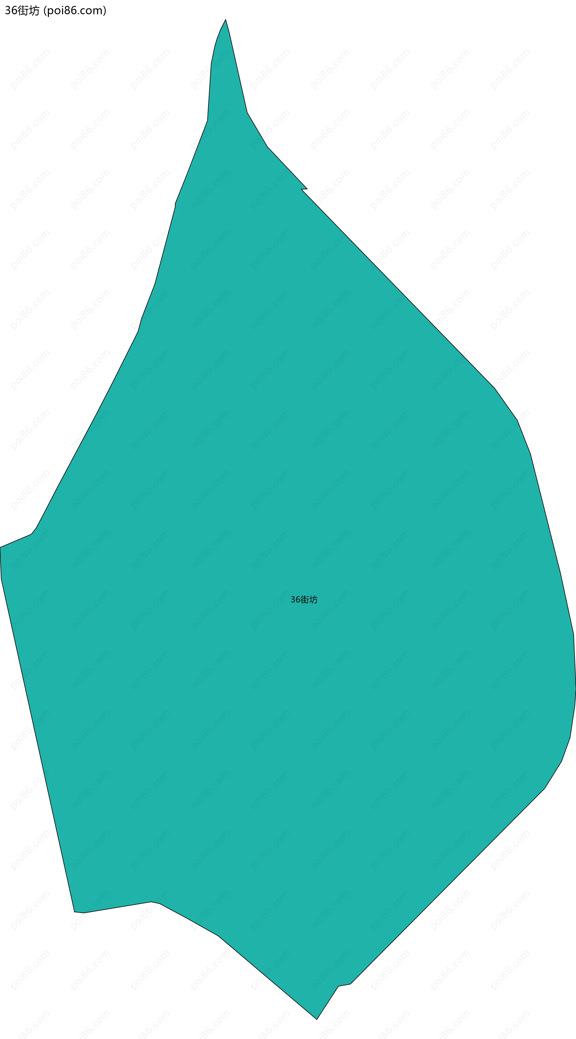 36街坊边界地图