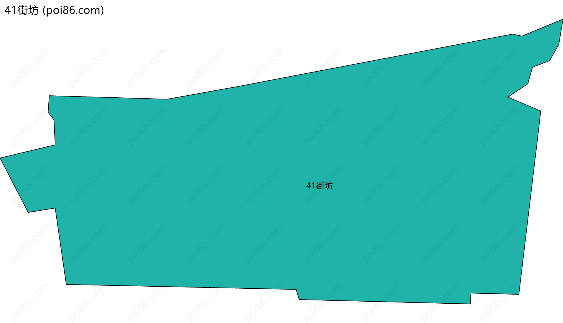 41街坊边界地图