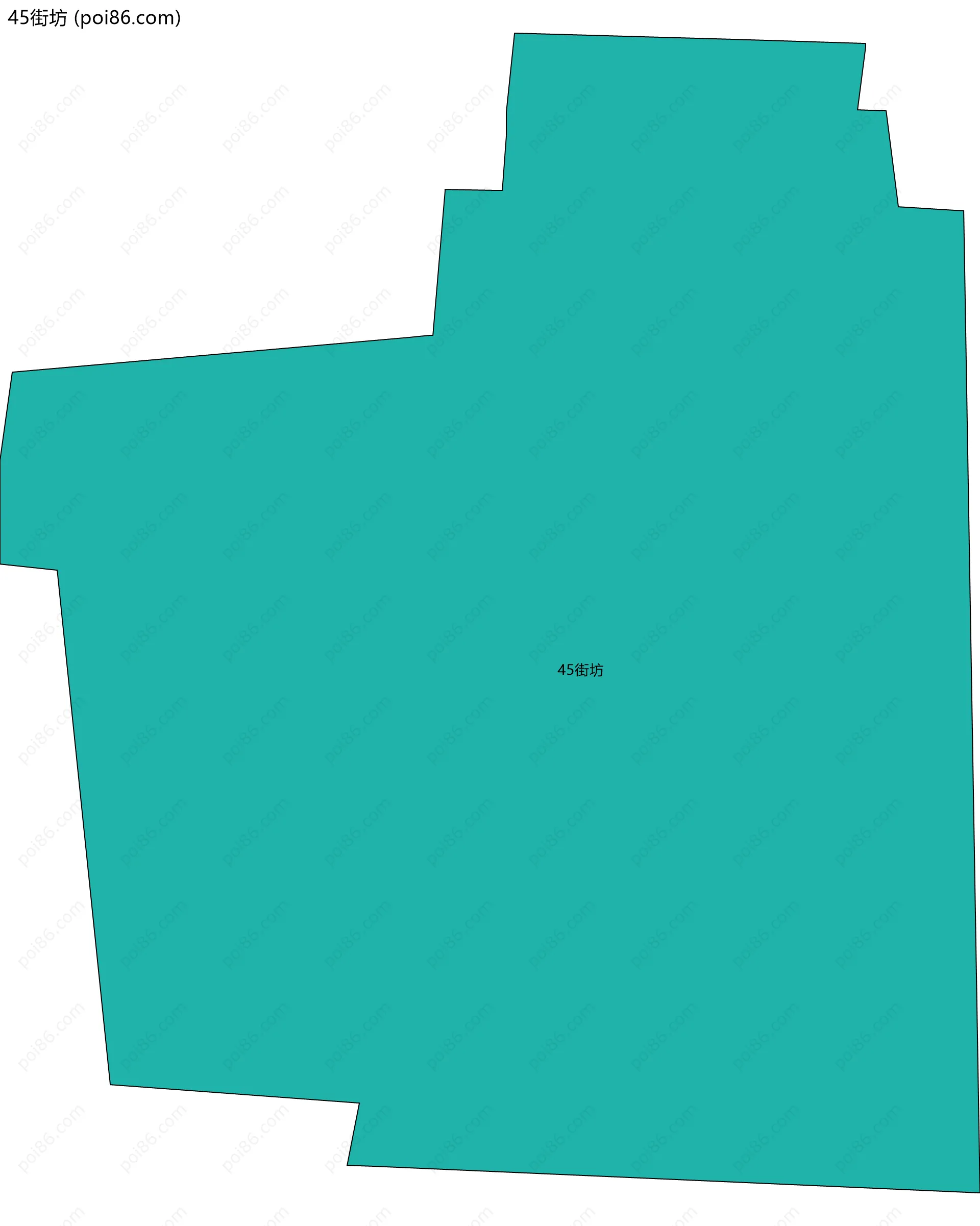 45街坊边界地图