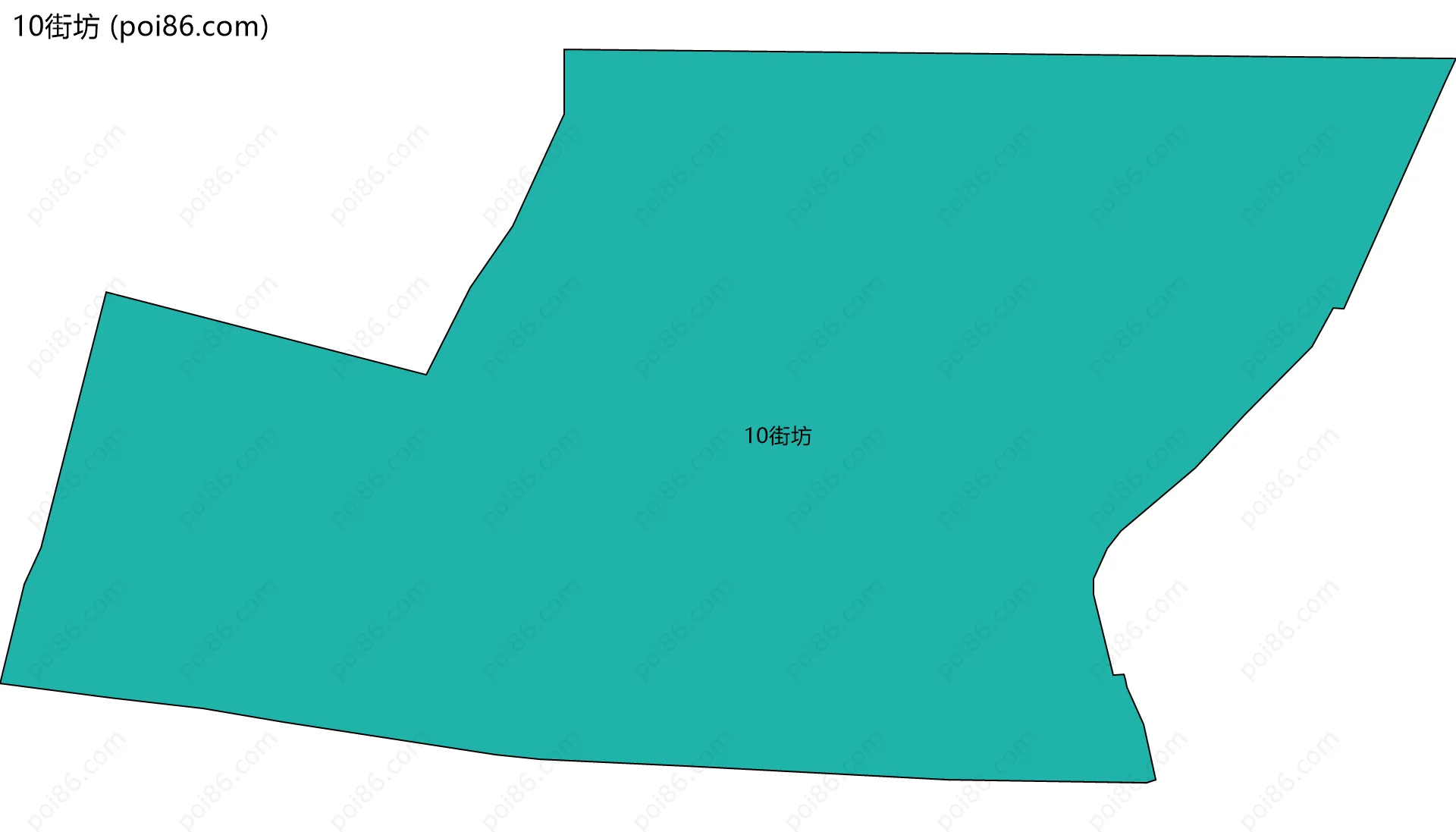 10街坊边界地图