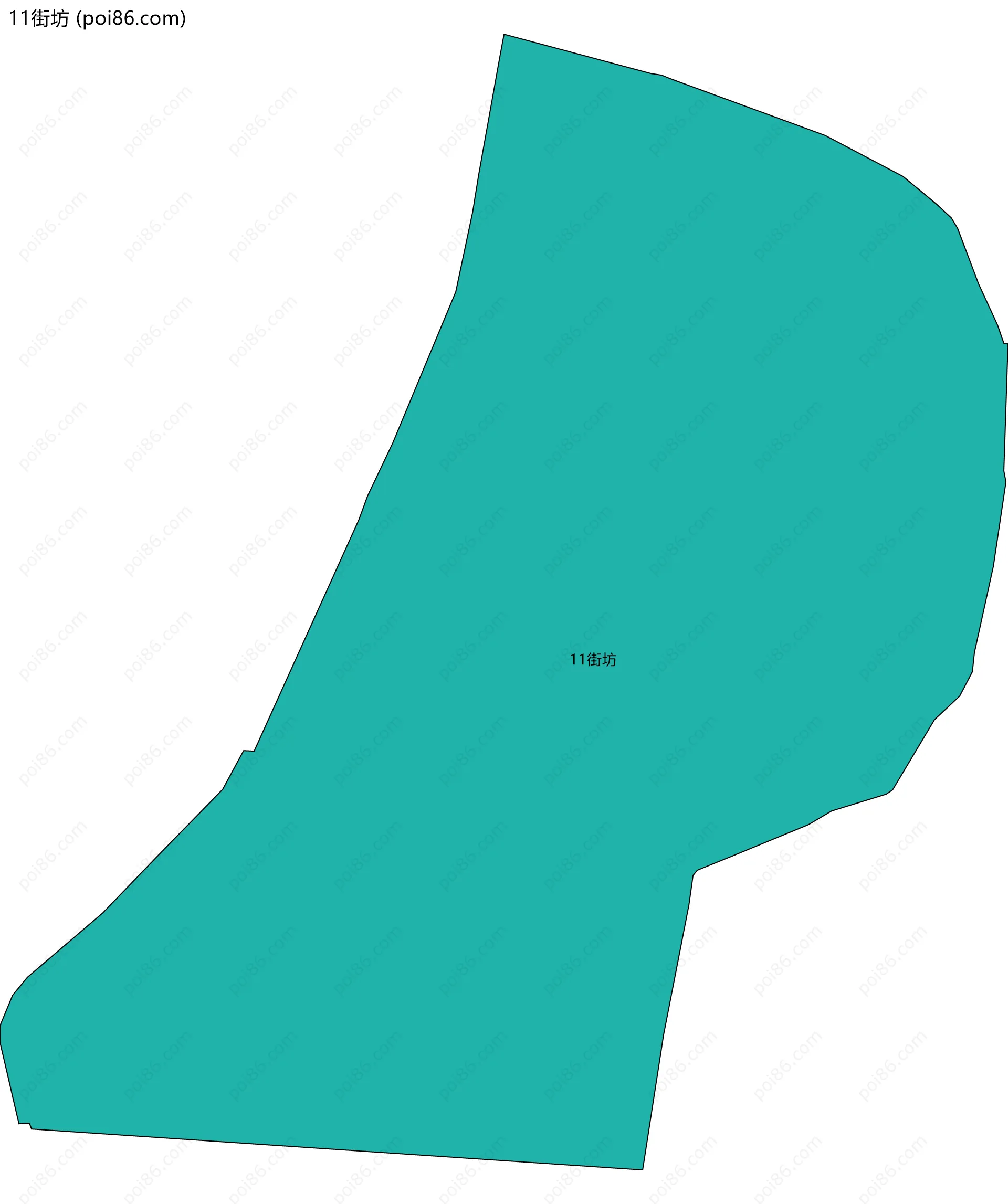 11街坊边界地图