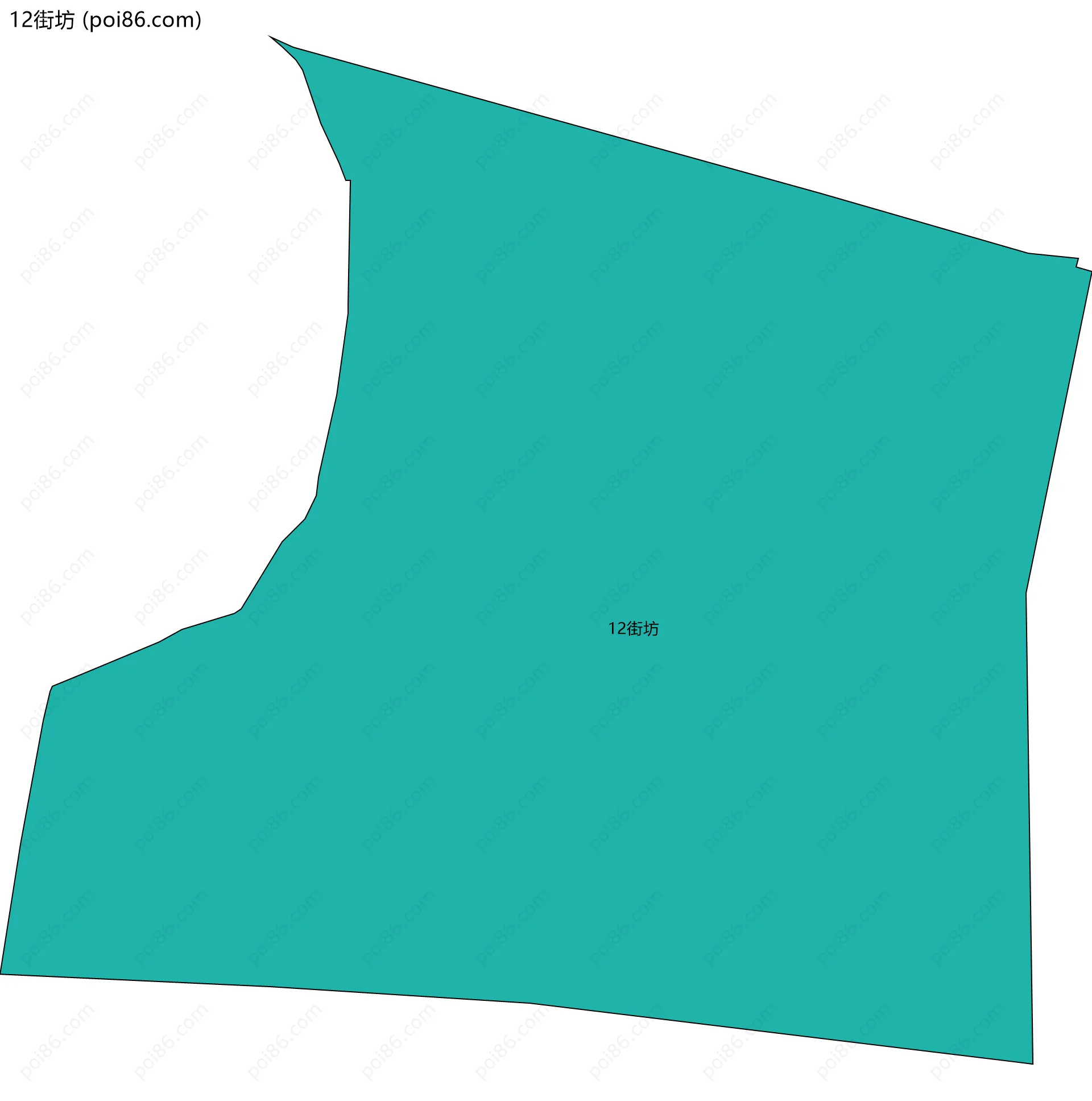 12街坊边界地图