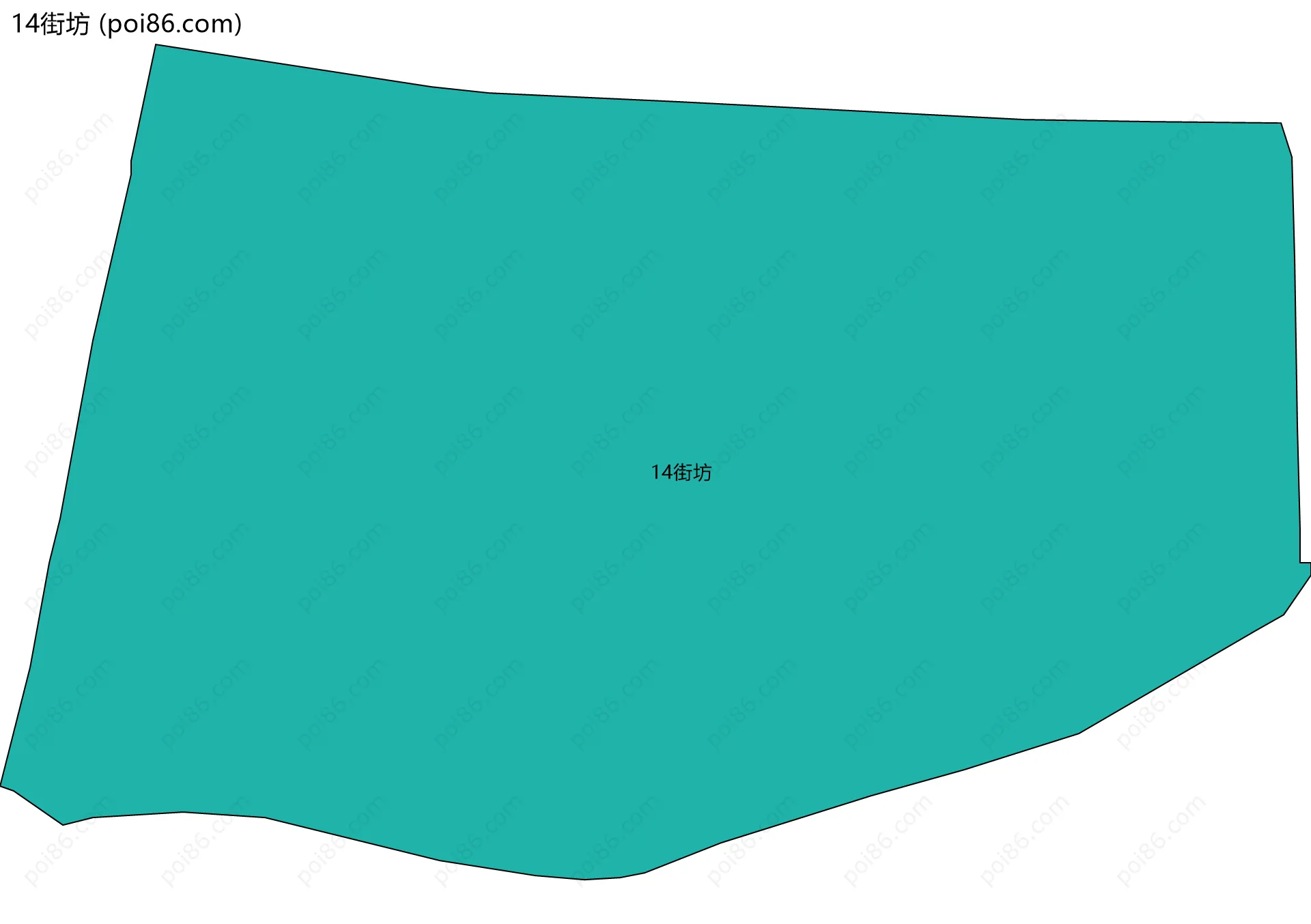 14街坊边界地图