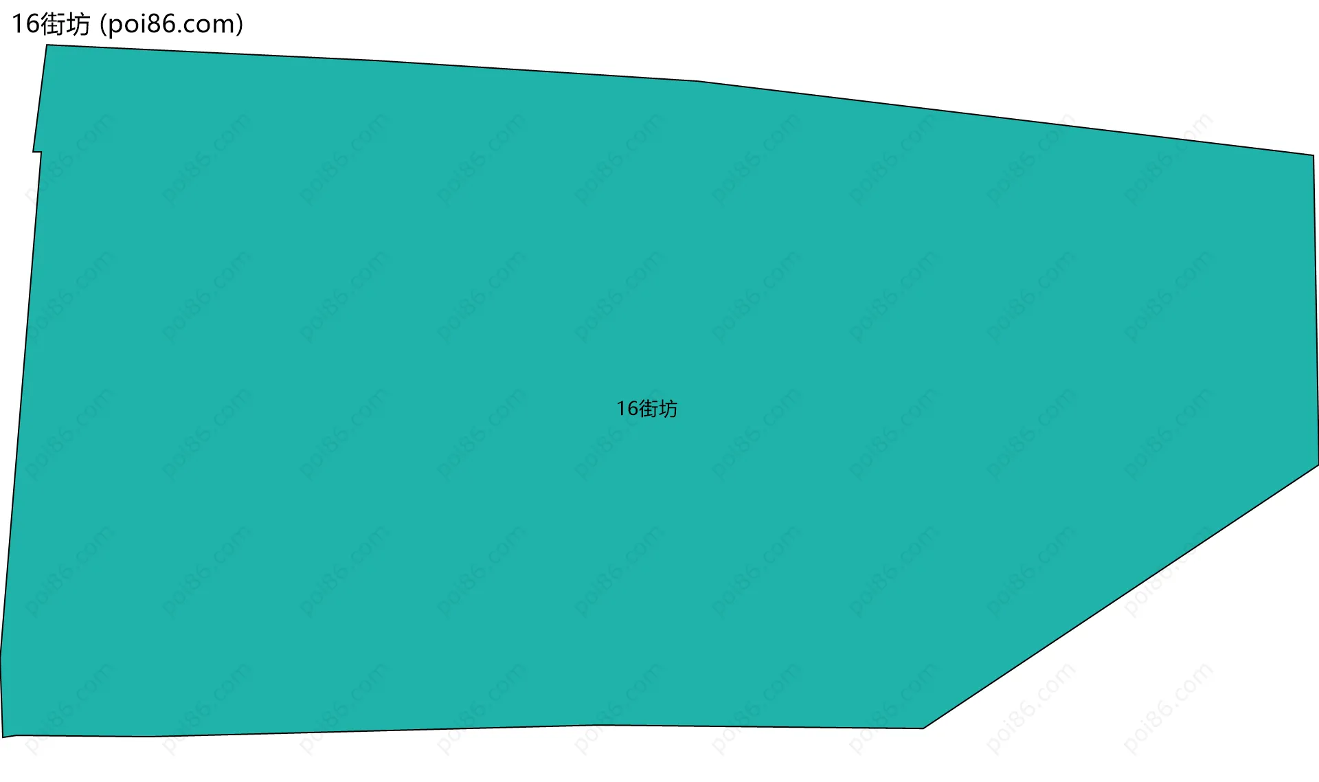 16街坊边界地图