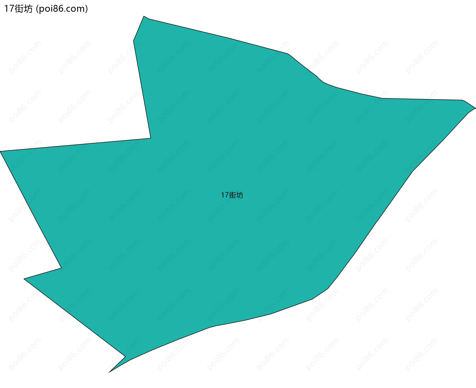 17街坊边界地图
