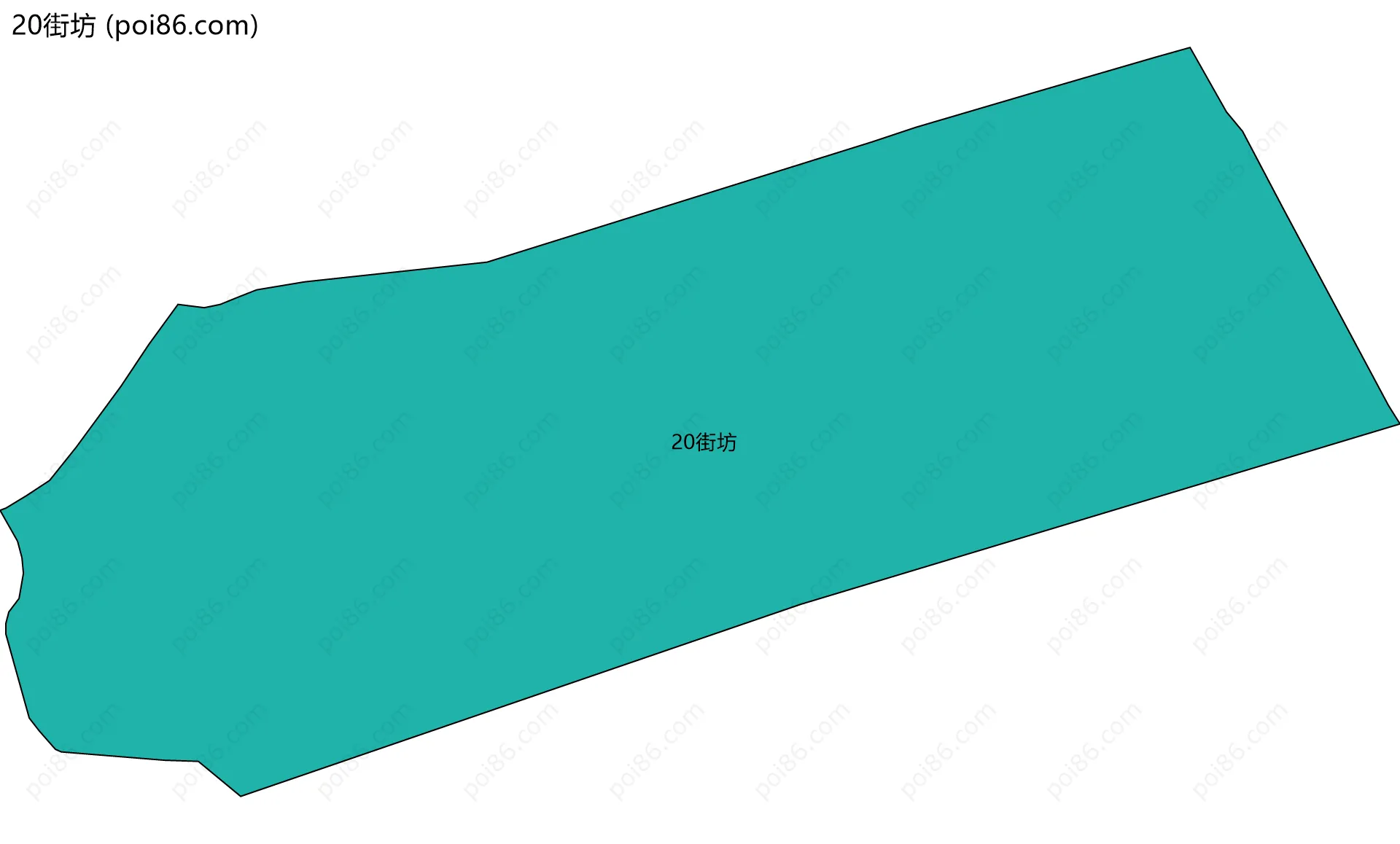 20街坊边界地图