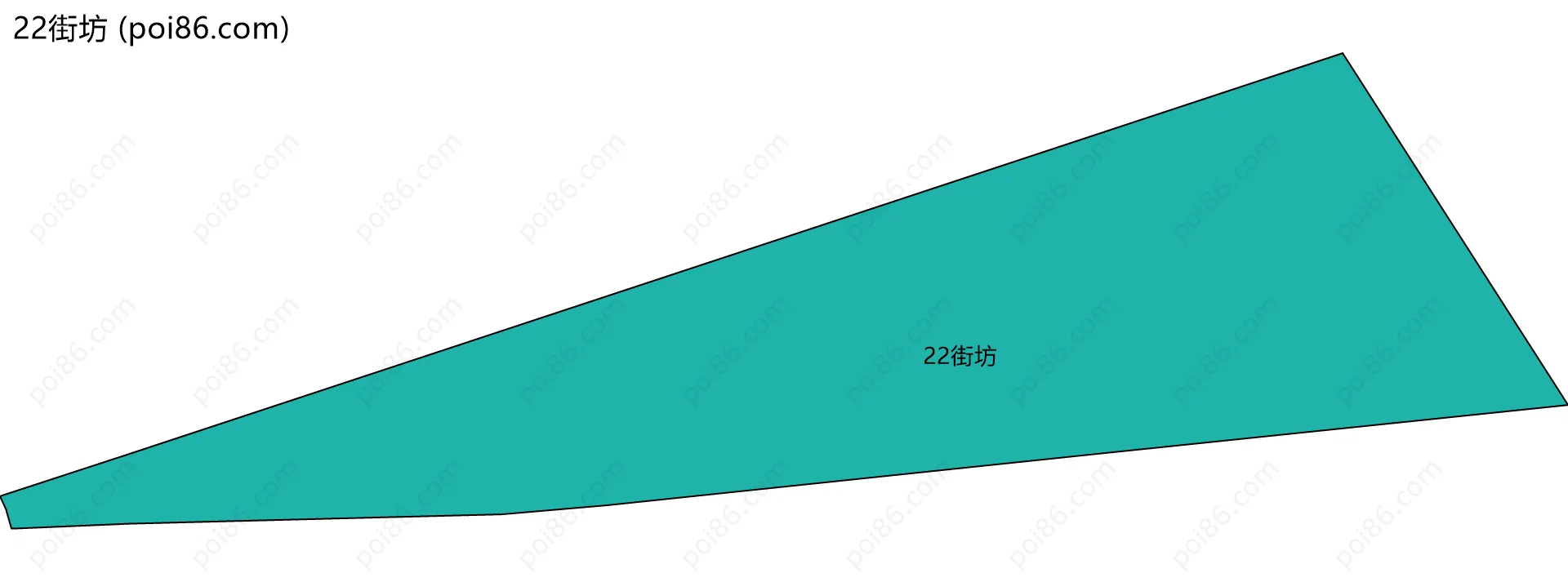 22街坊边界地图