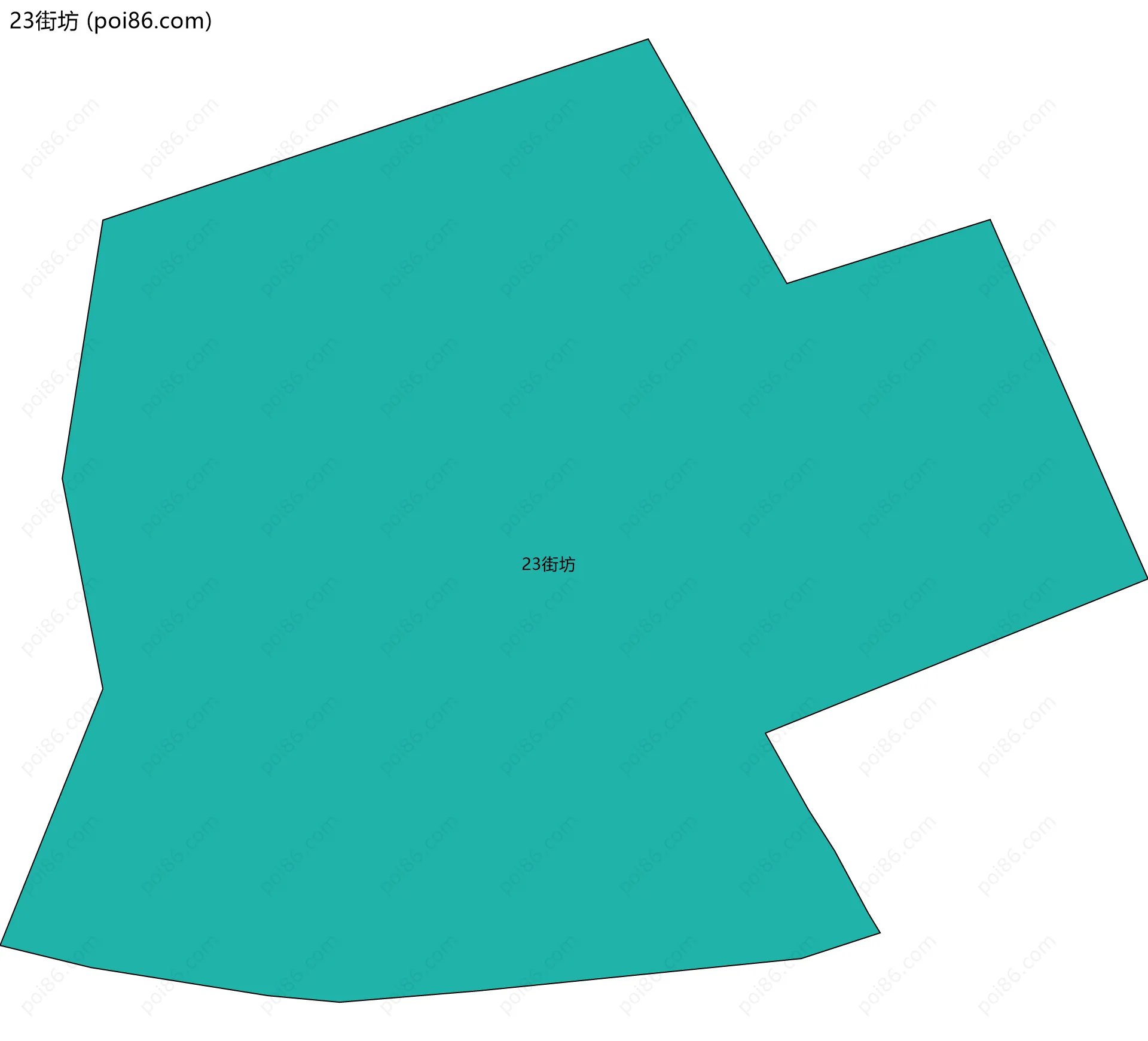 23街坊边界地图