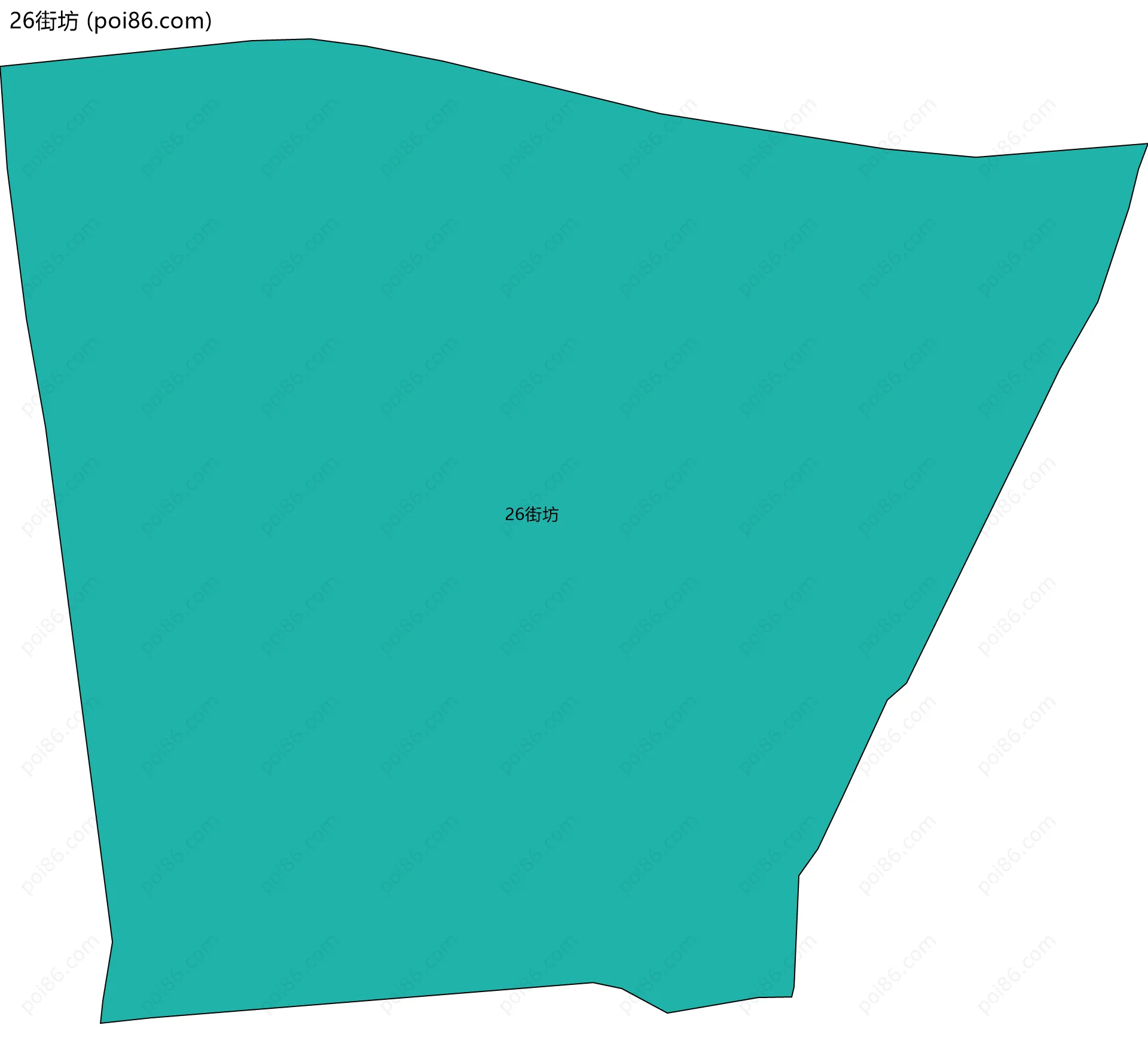 26街坊边界地图