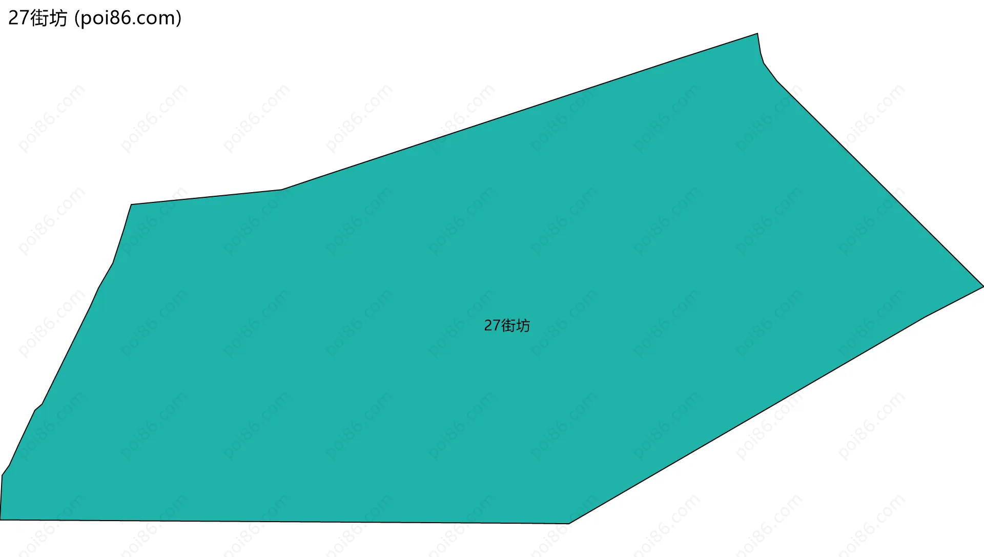 27街坊边界地图