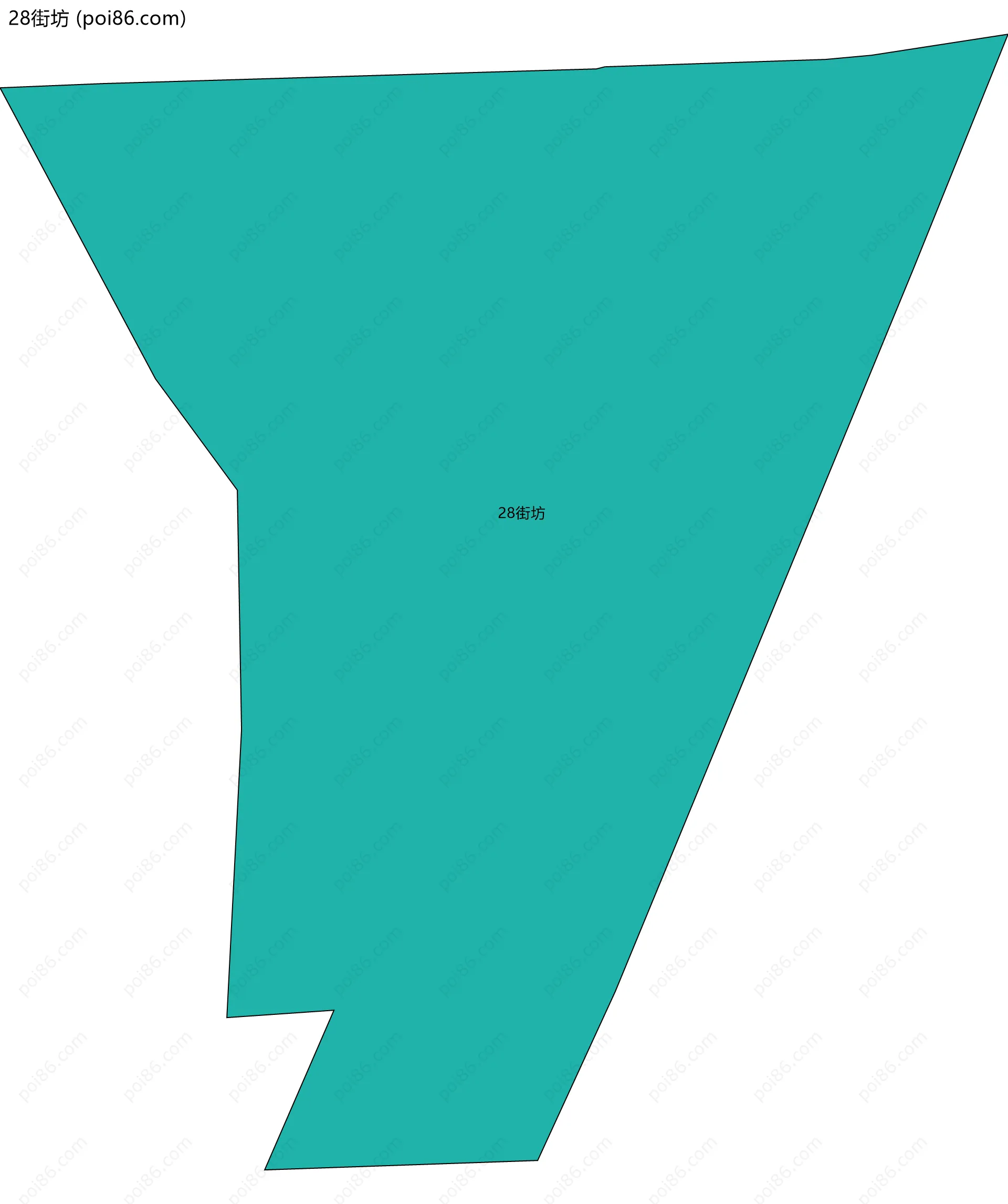 28街坊边界地图